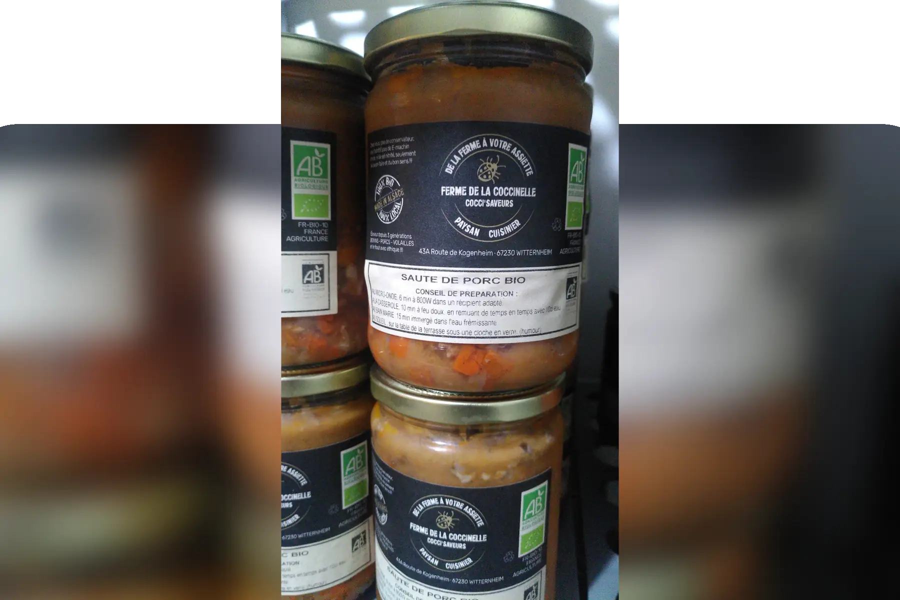 sauté de porc - 570 g