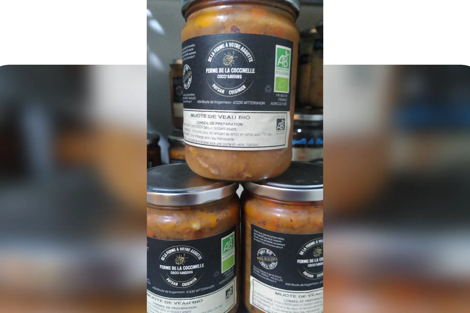 mijoté de veau aux légumes - 570 g