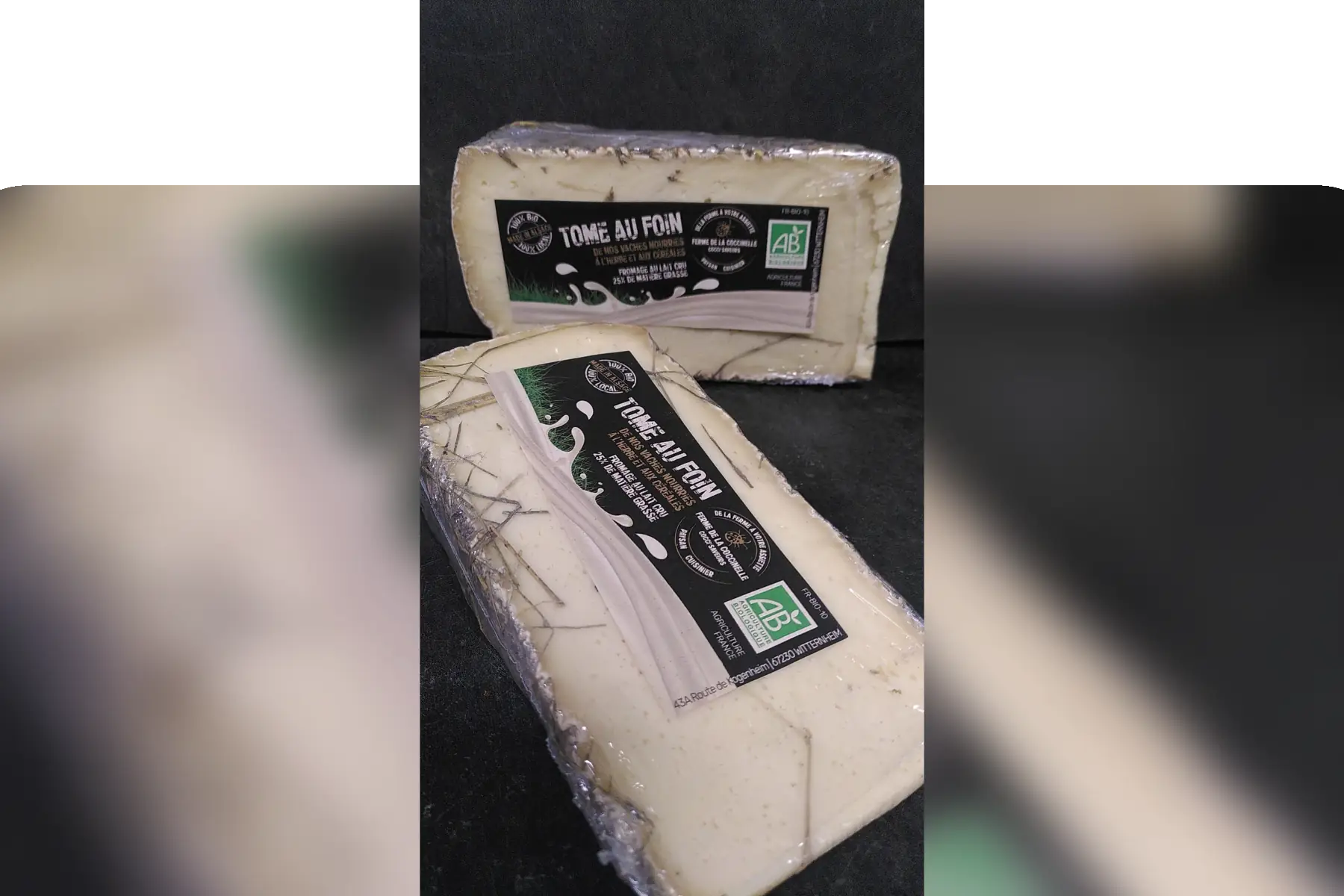 fromage tome foin