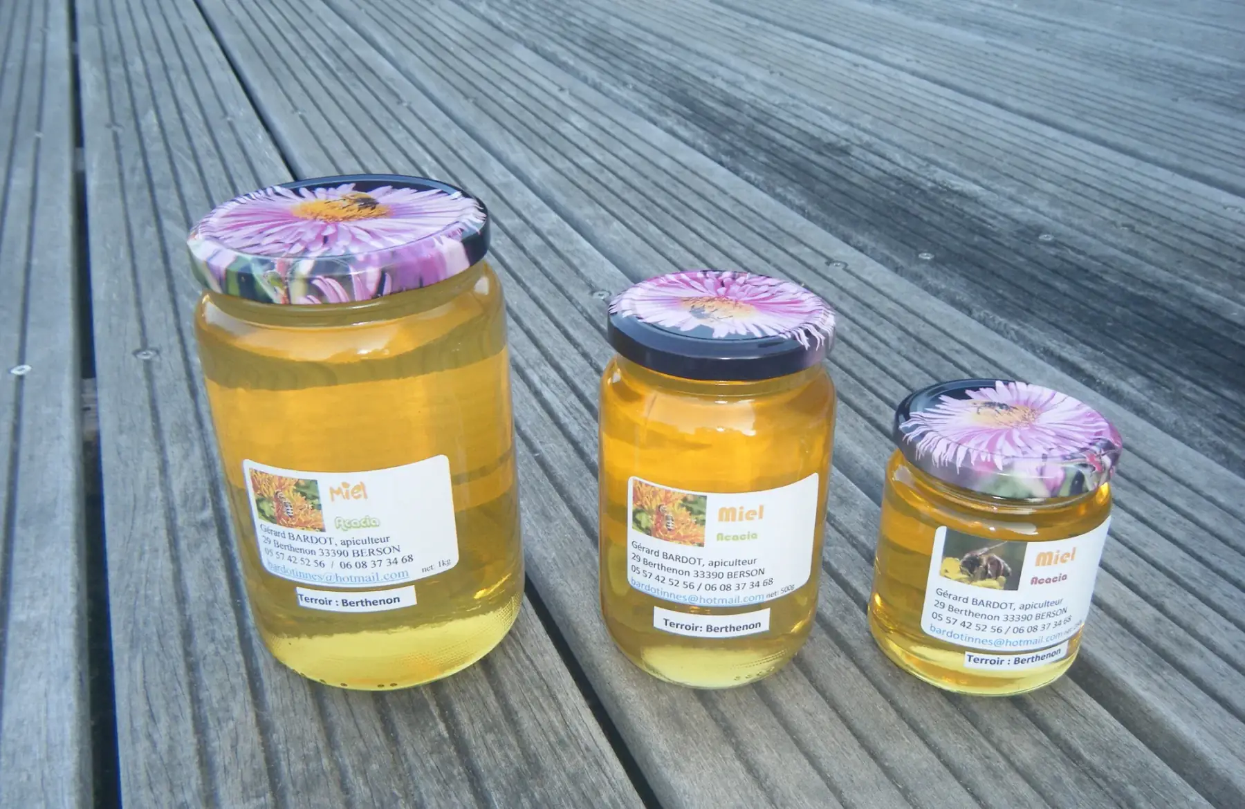 miel de toutes fleurs de printemps terroir ferme de laruscade