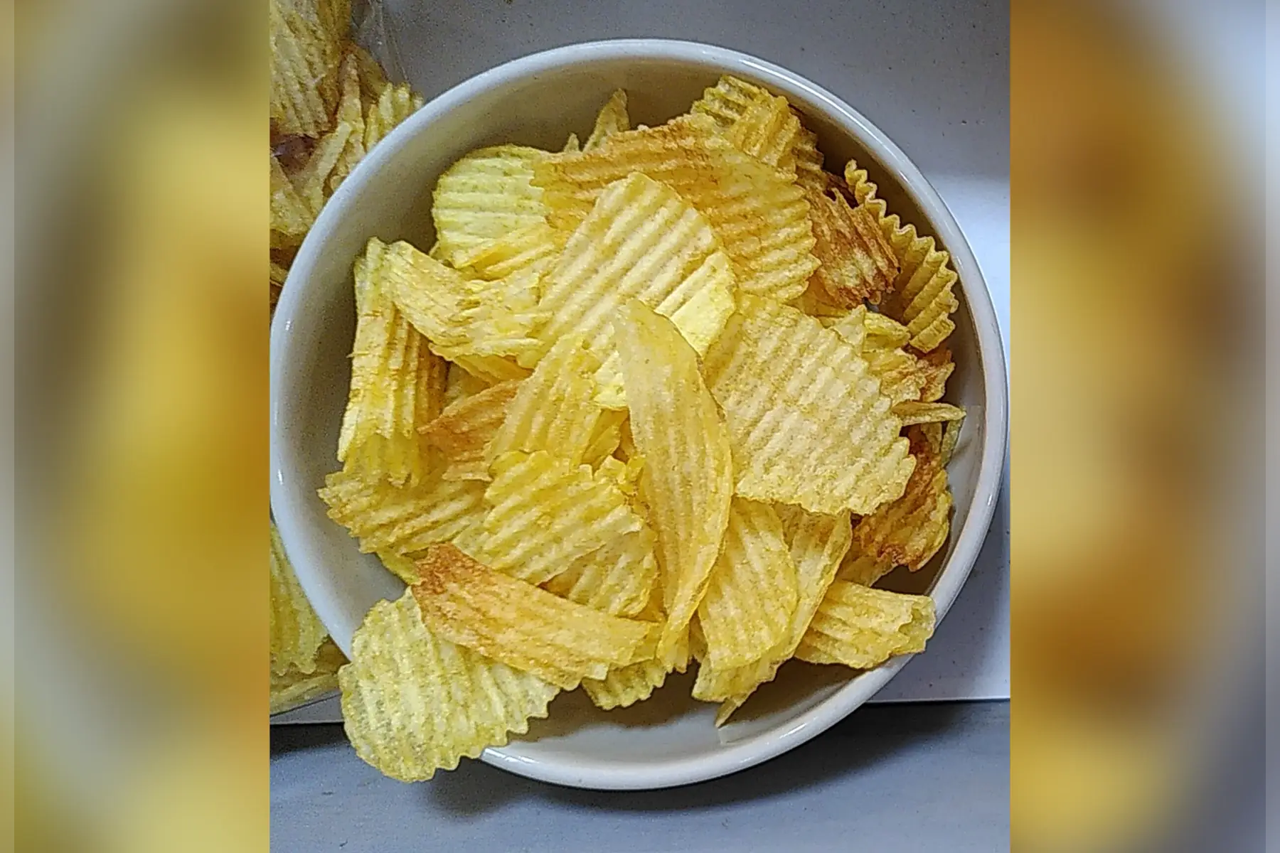 Chips fermières ondulées