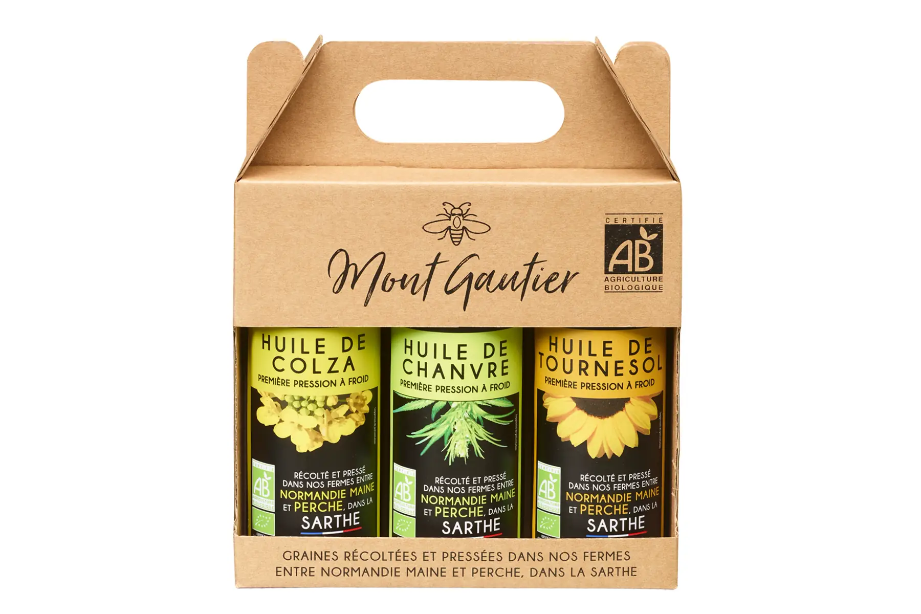 trio découverte 3 huiles 25cl