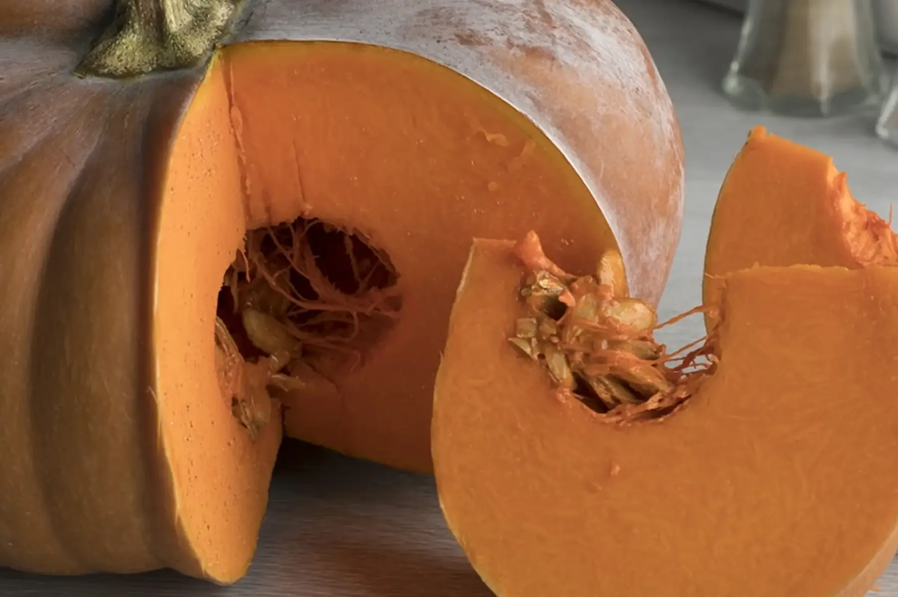 courge musquée - tranche