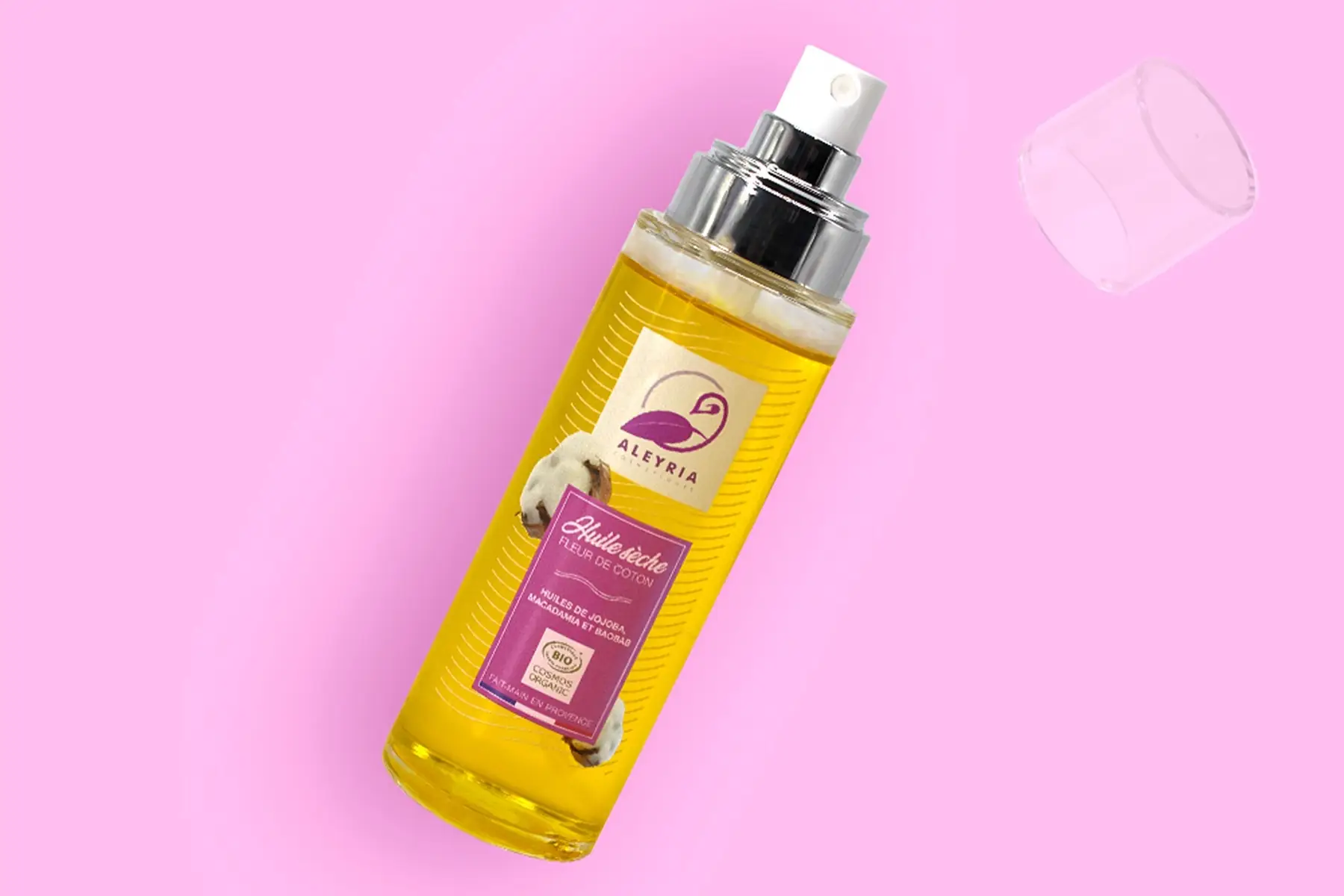 huile sèche - fleur de coton