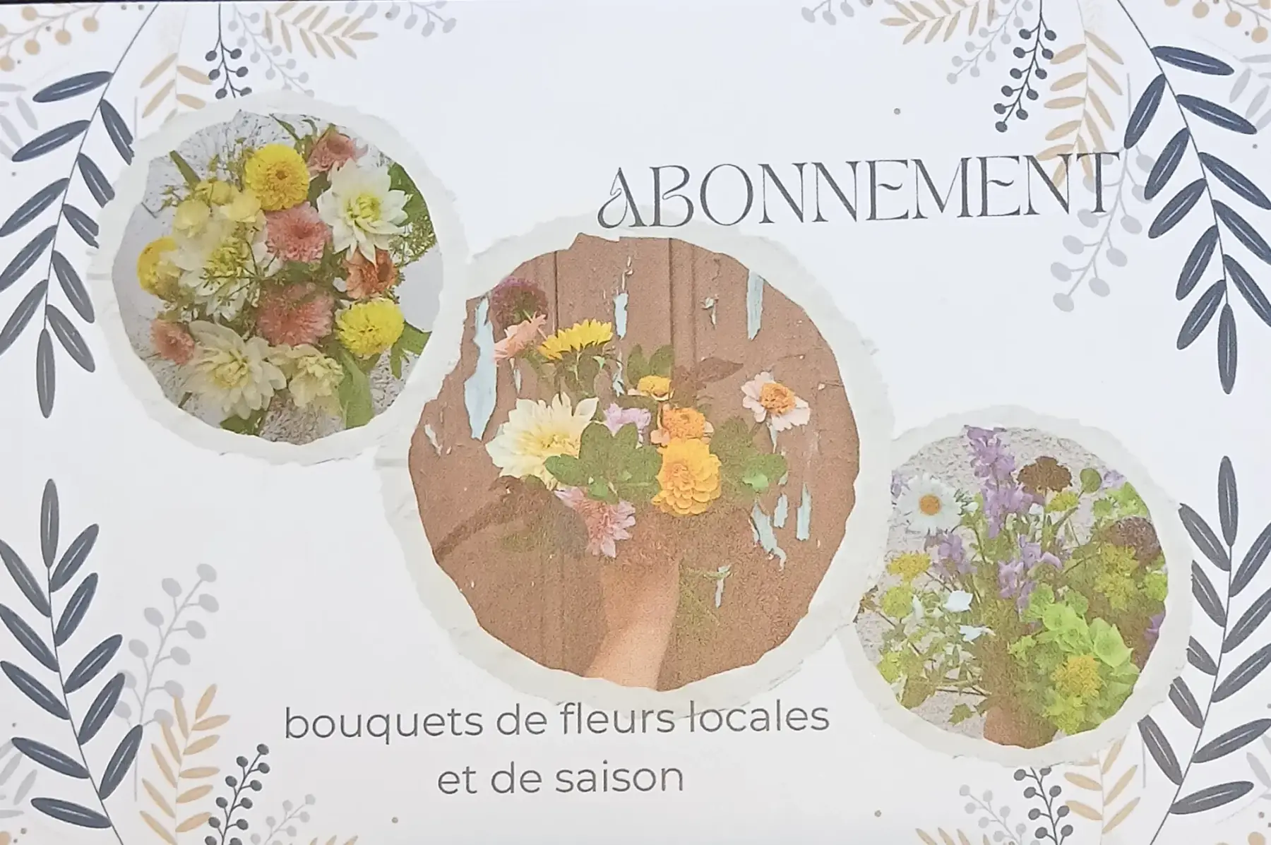 Carte cadeau Abonnement grand bouquet