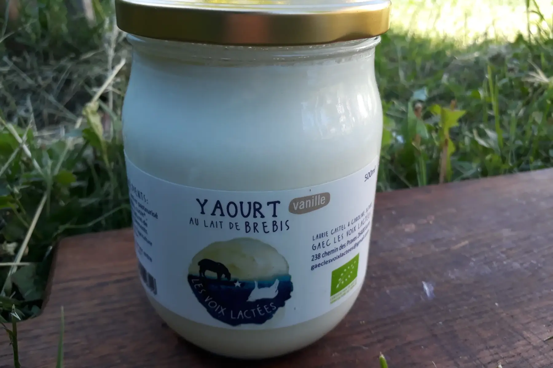 yaourt de brebis à la vanille 500ml