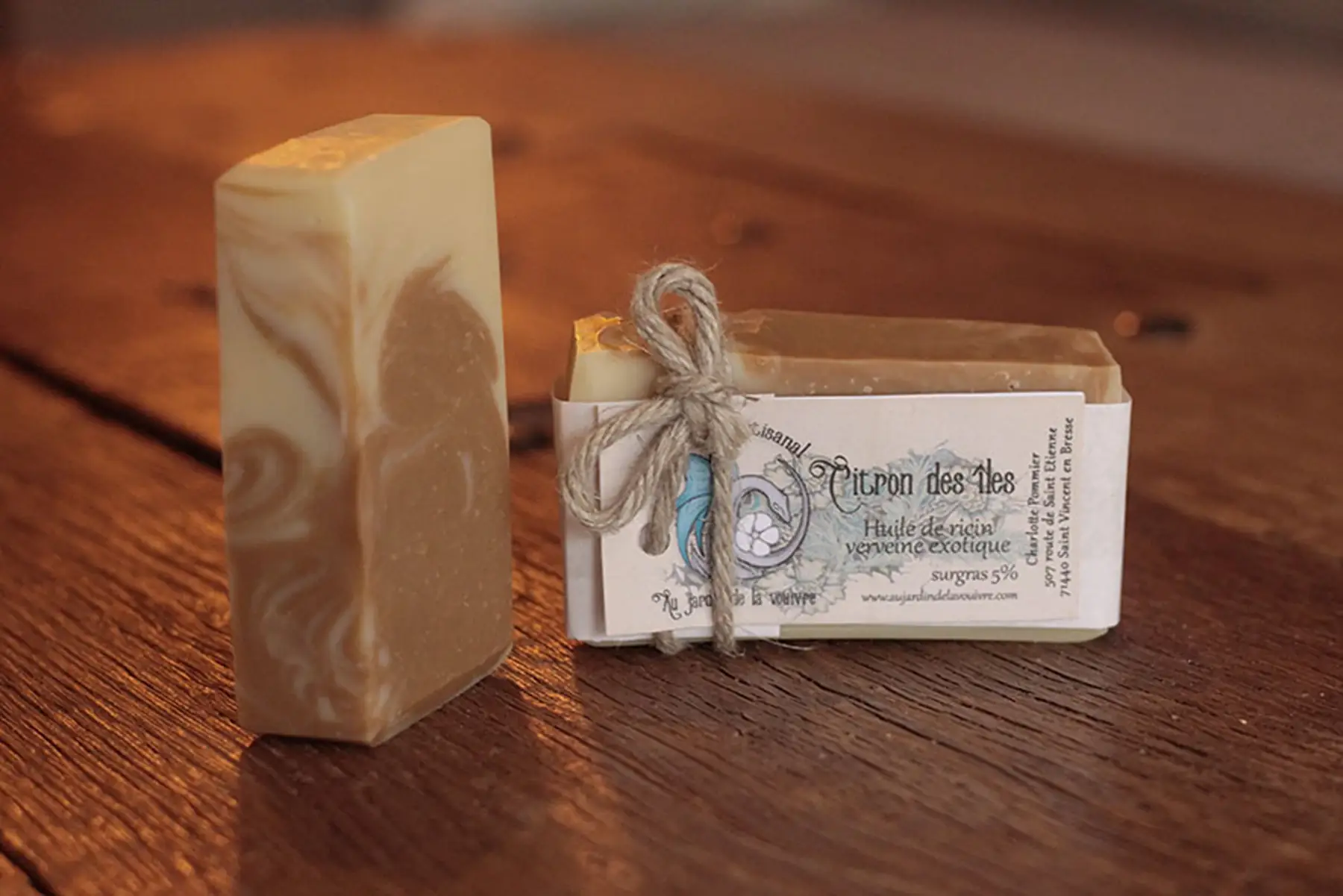 savon citron des îles