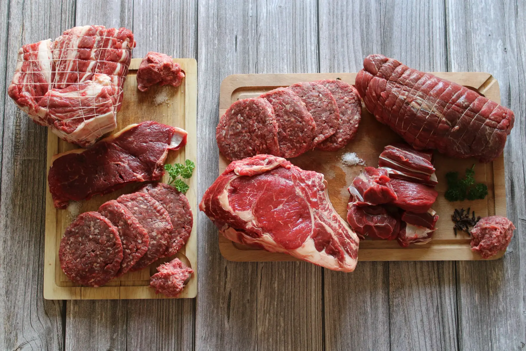 colis de 10kg hiver - boeuf salers bio