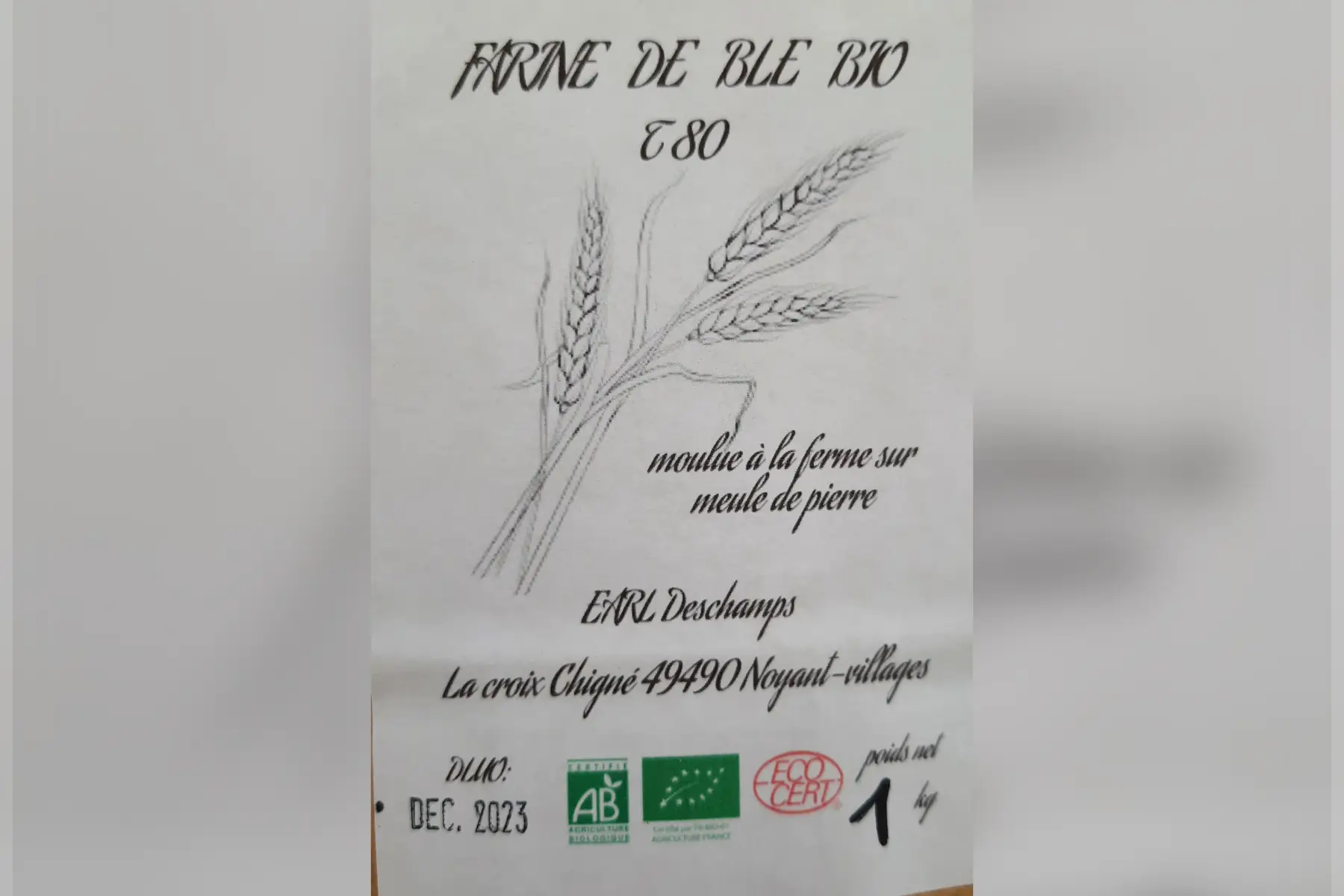 farine de blé t80