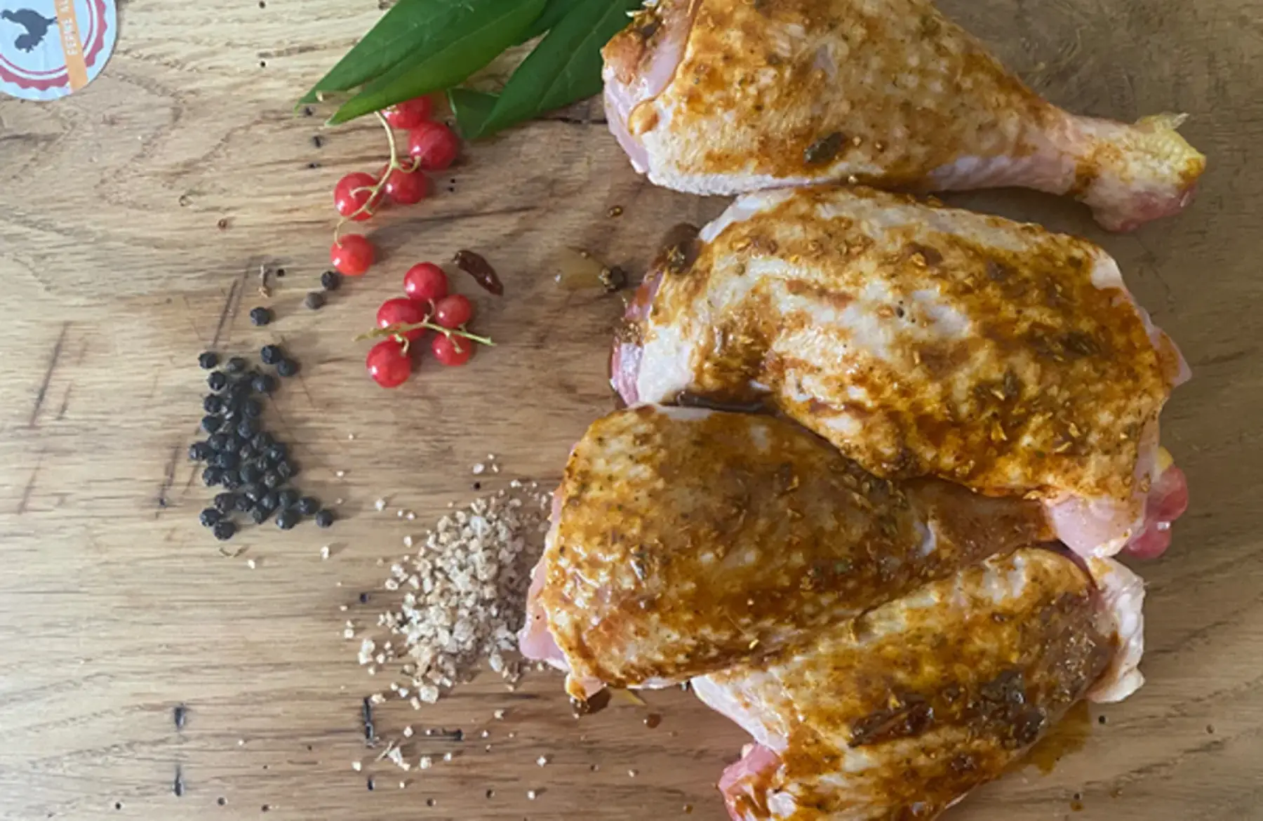 cuisses de poulets x2 marinées à la mexicaine