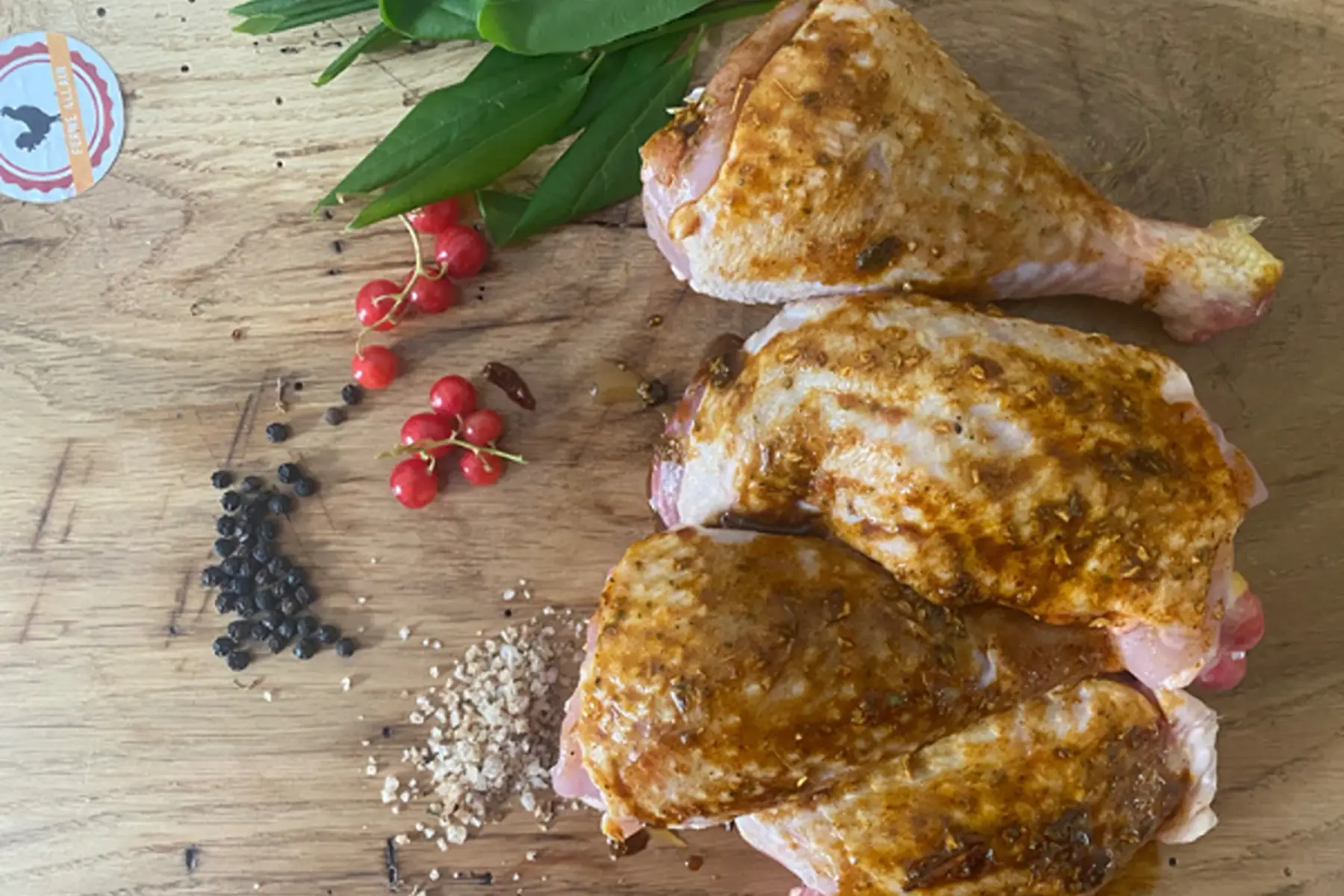 cuisses de poulets x2 marinées façon grillade provençale
