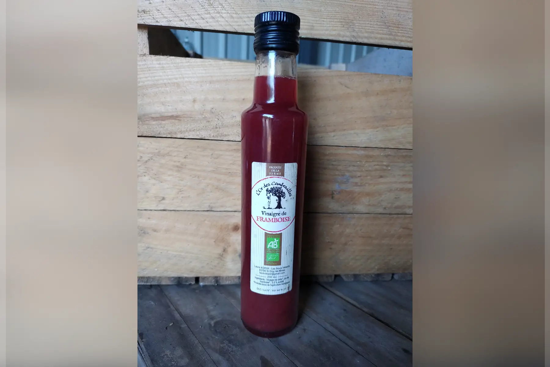 vinaigre à la framboise