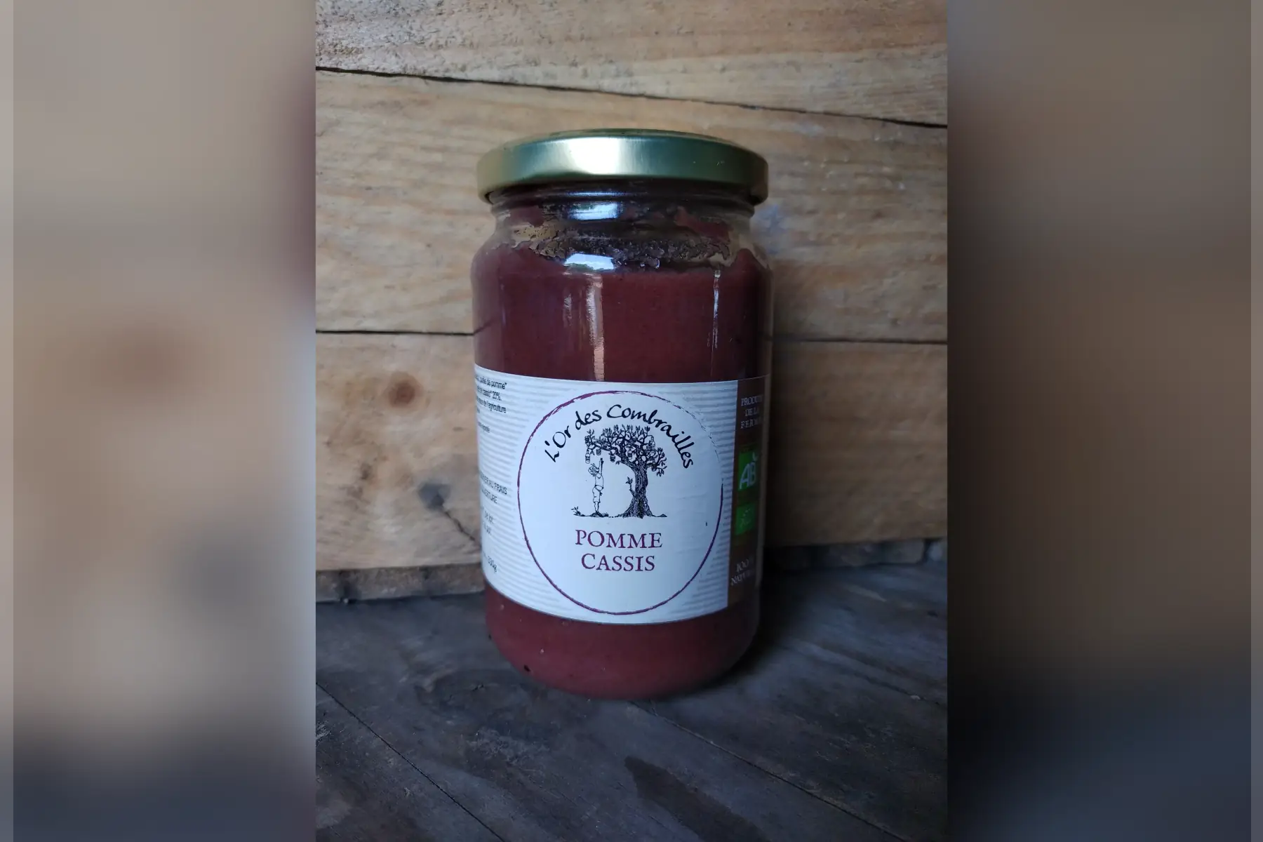 compotée pomme-cassis