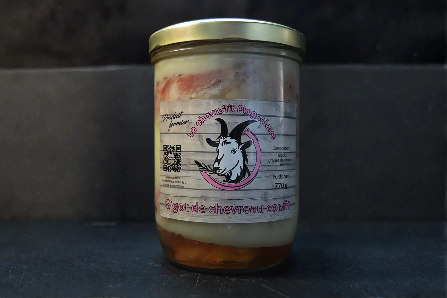 Gigot de chevreau confit