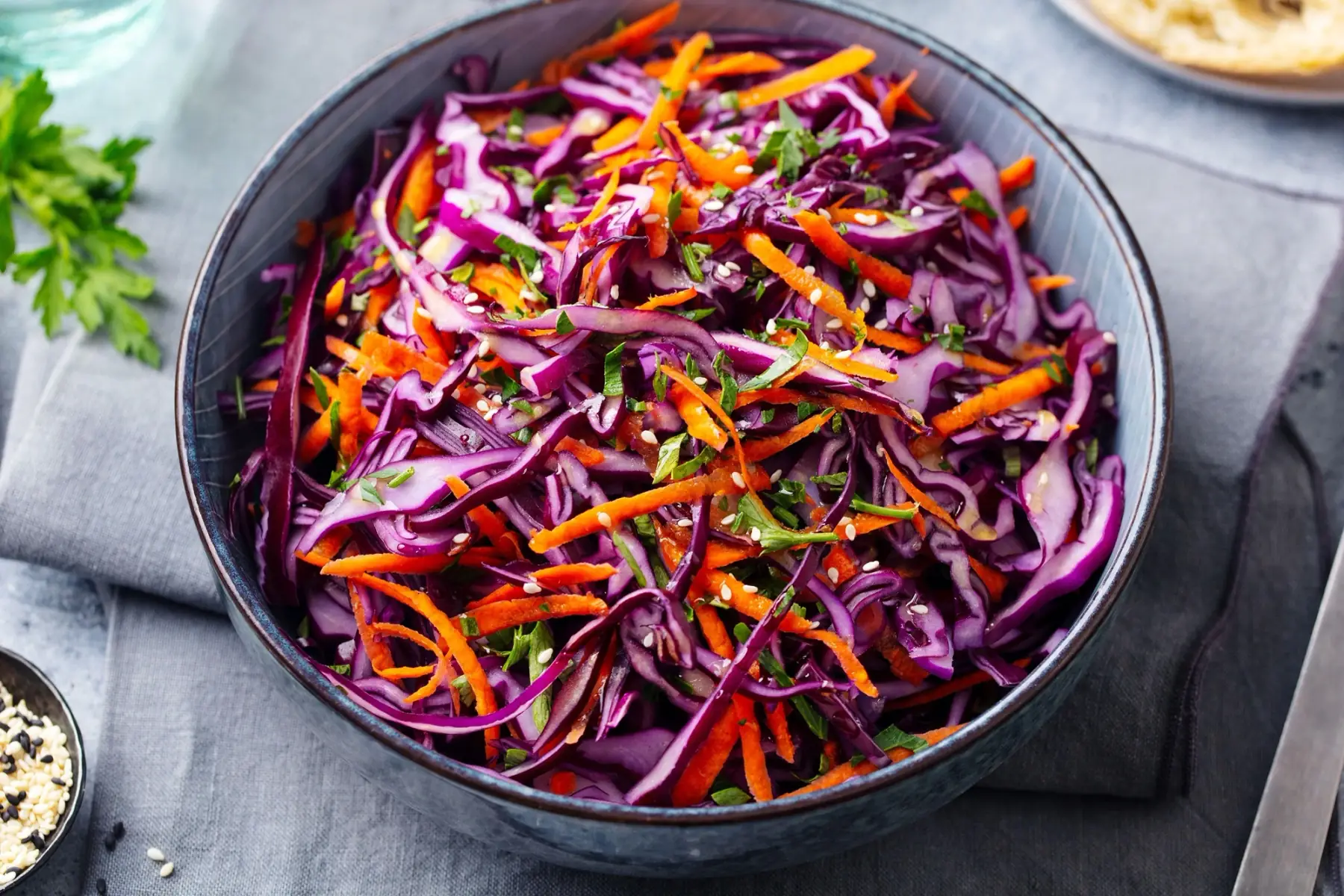 Coleslaw au chou rouge