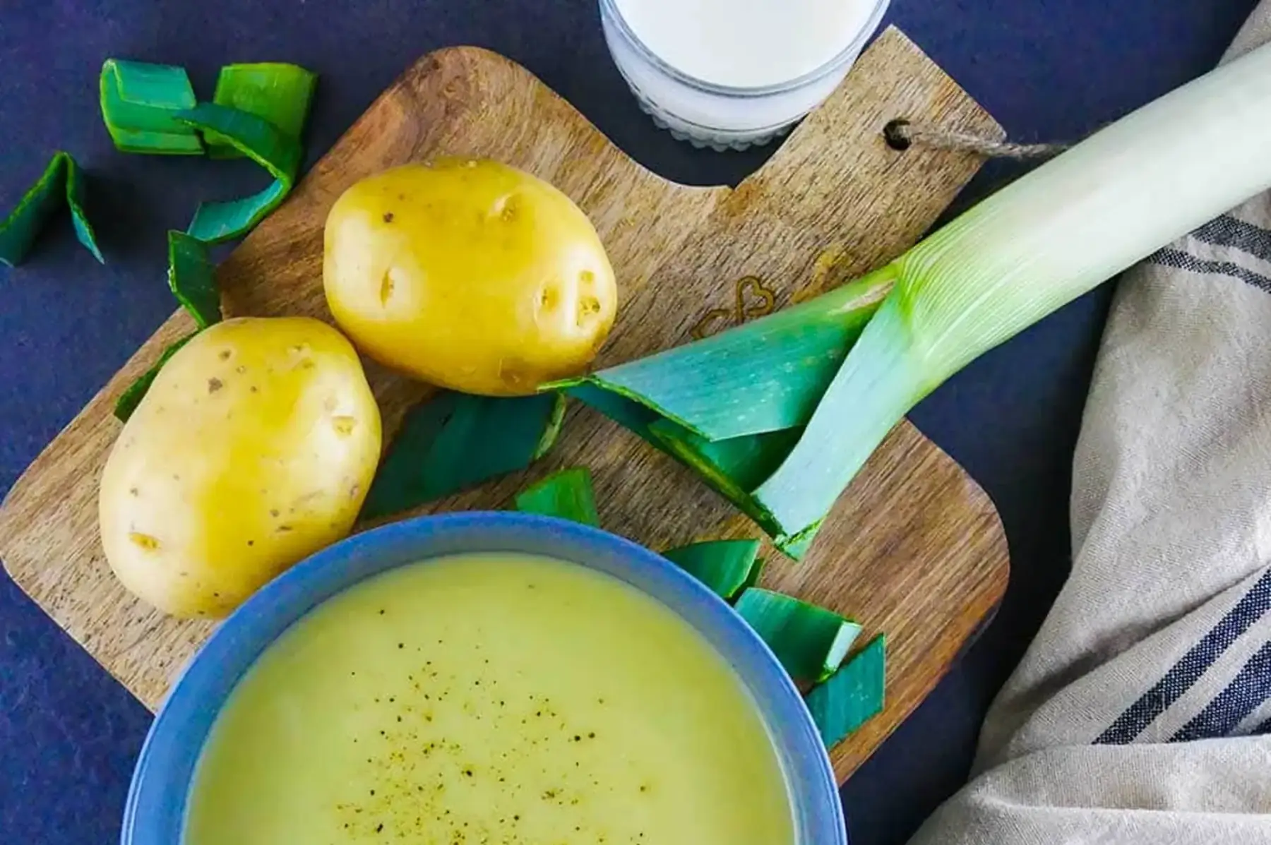 soupe pop - soupe de poireau, oignon, pomme de terre