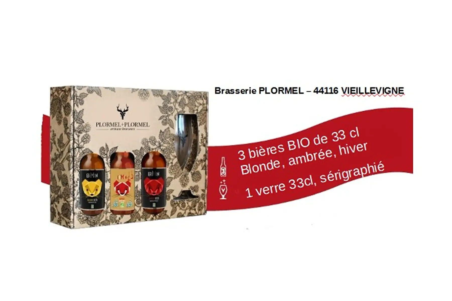 coffret cadeau bières - sélection hiver