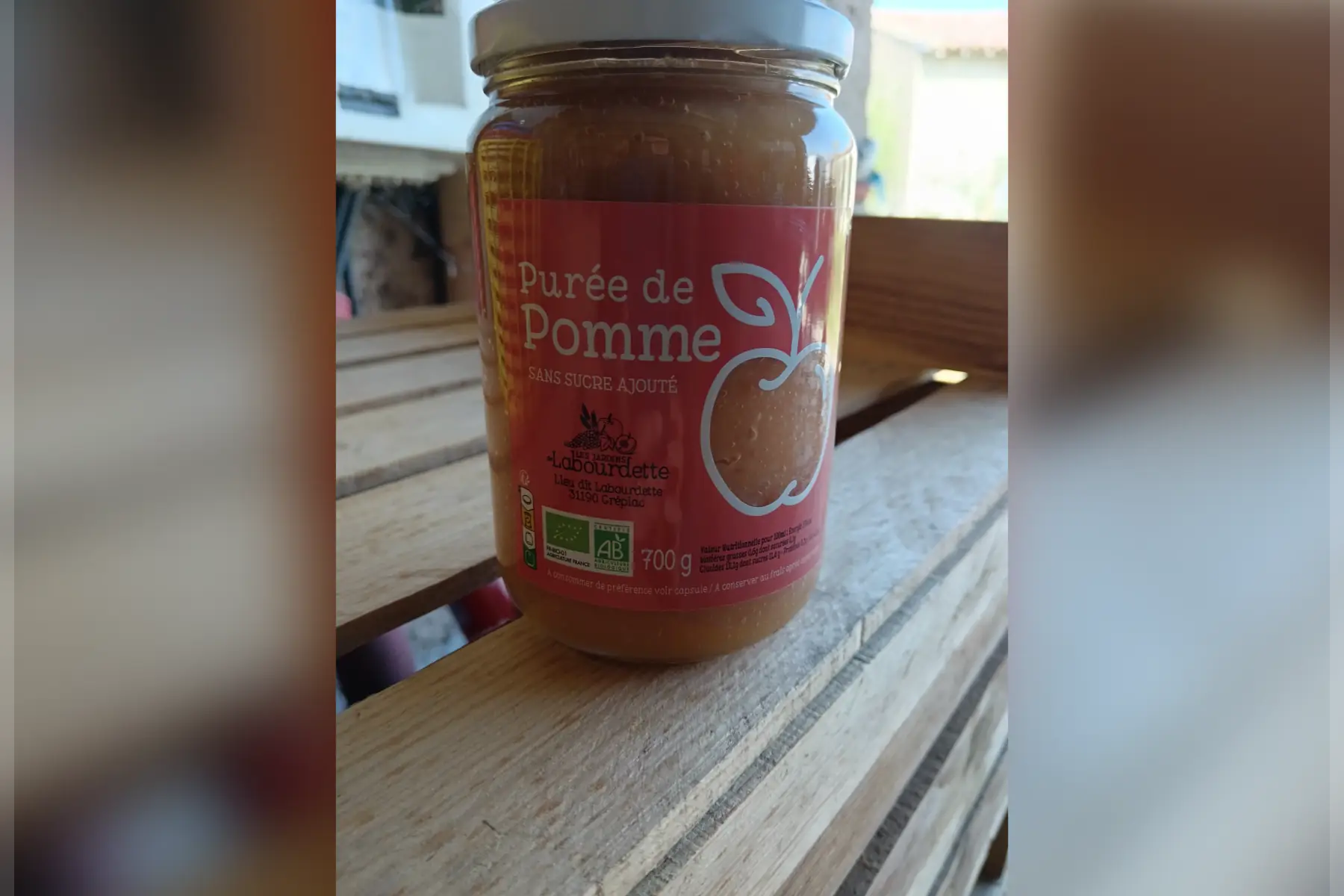 Purée de pomme bio