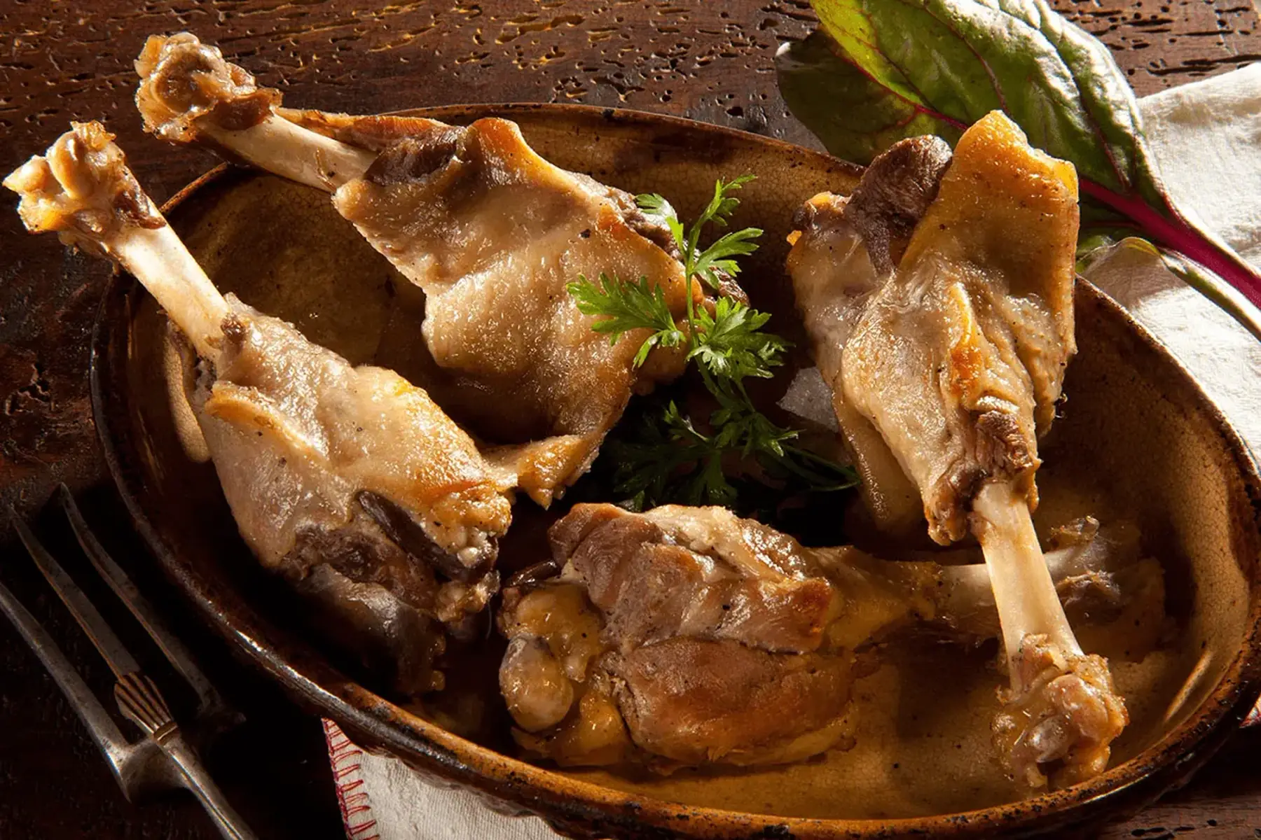 4 manchons de canard confits