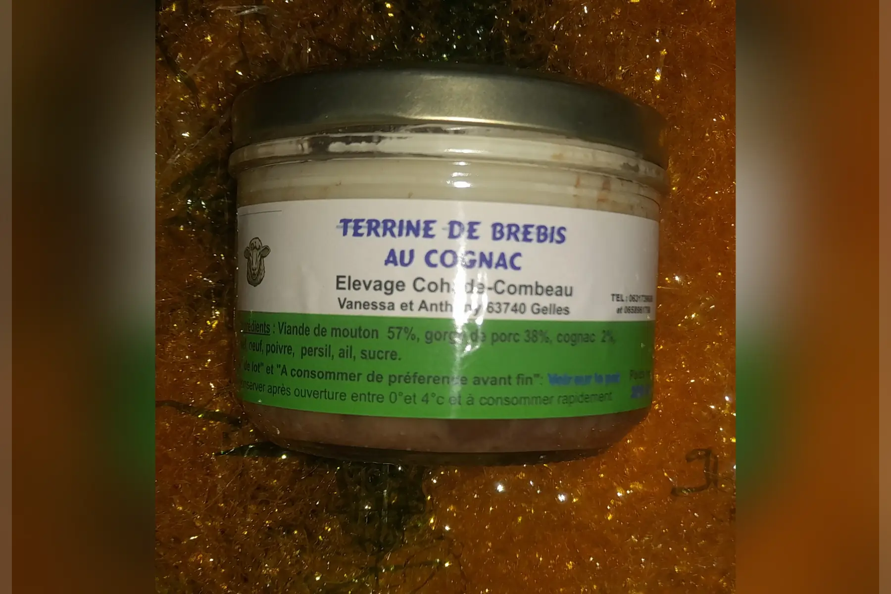 terrine de brebis au cognac (200g)