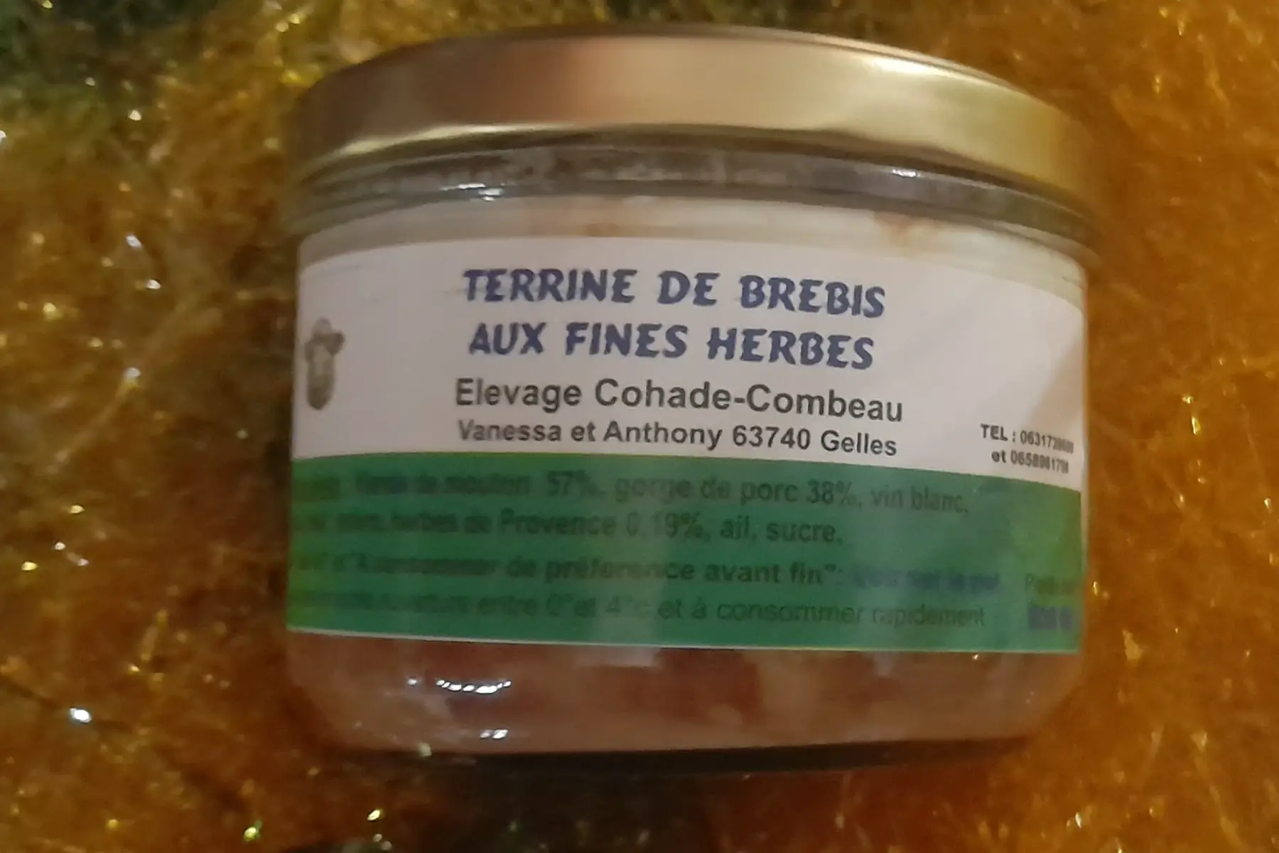 terrine de brebis aux fines herbes (200g)