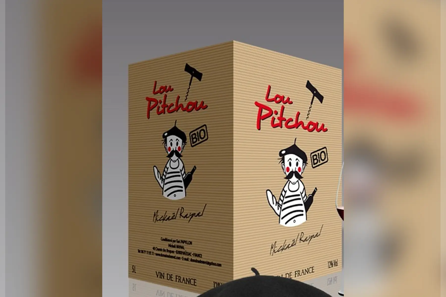 LOU PITCHOU Rosé Bio - Bib 3L