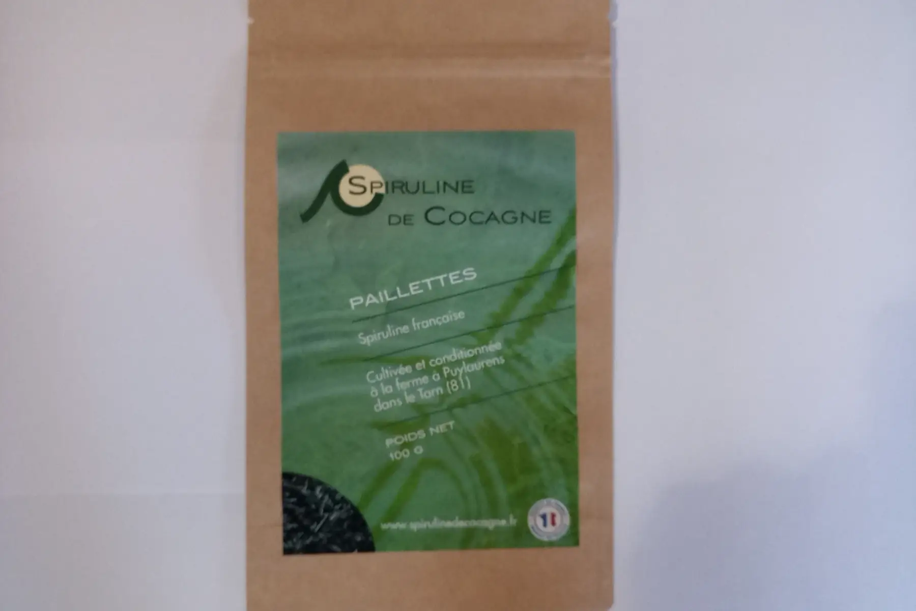 spiruline en paillettes 100g
