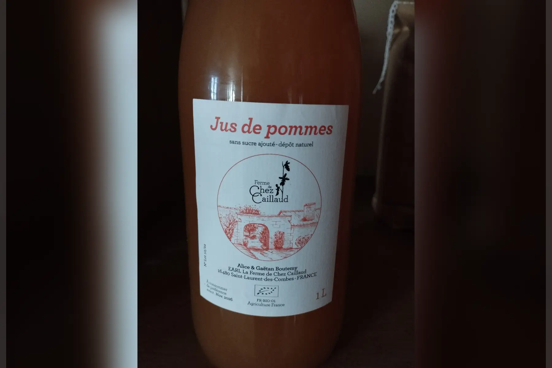jus de pommes 1l