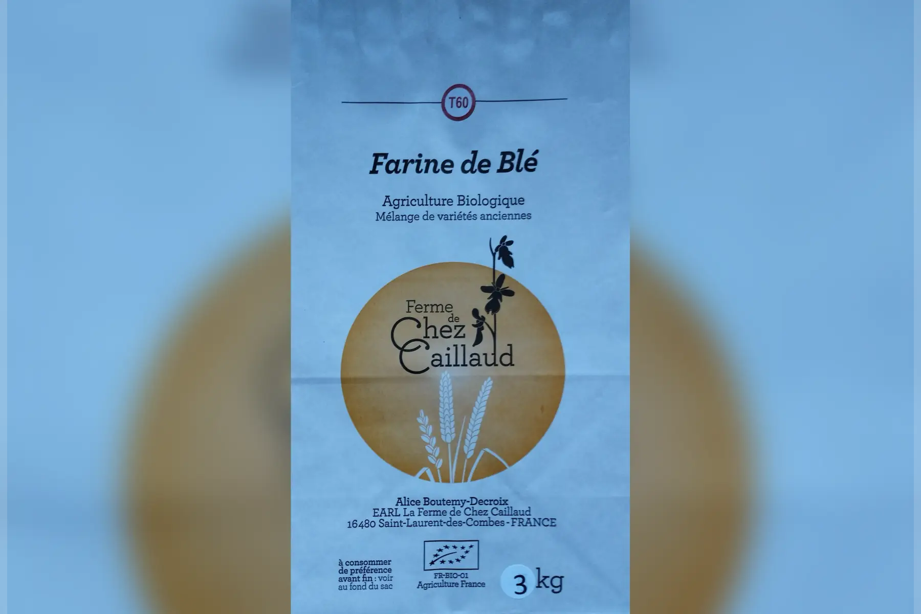 farine de blé t60 - 3kg