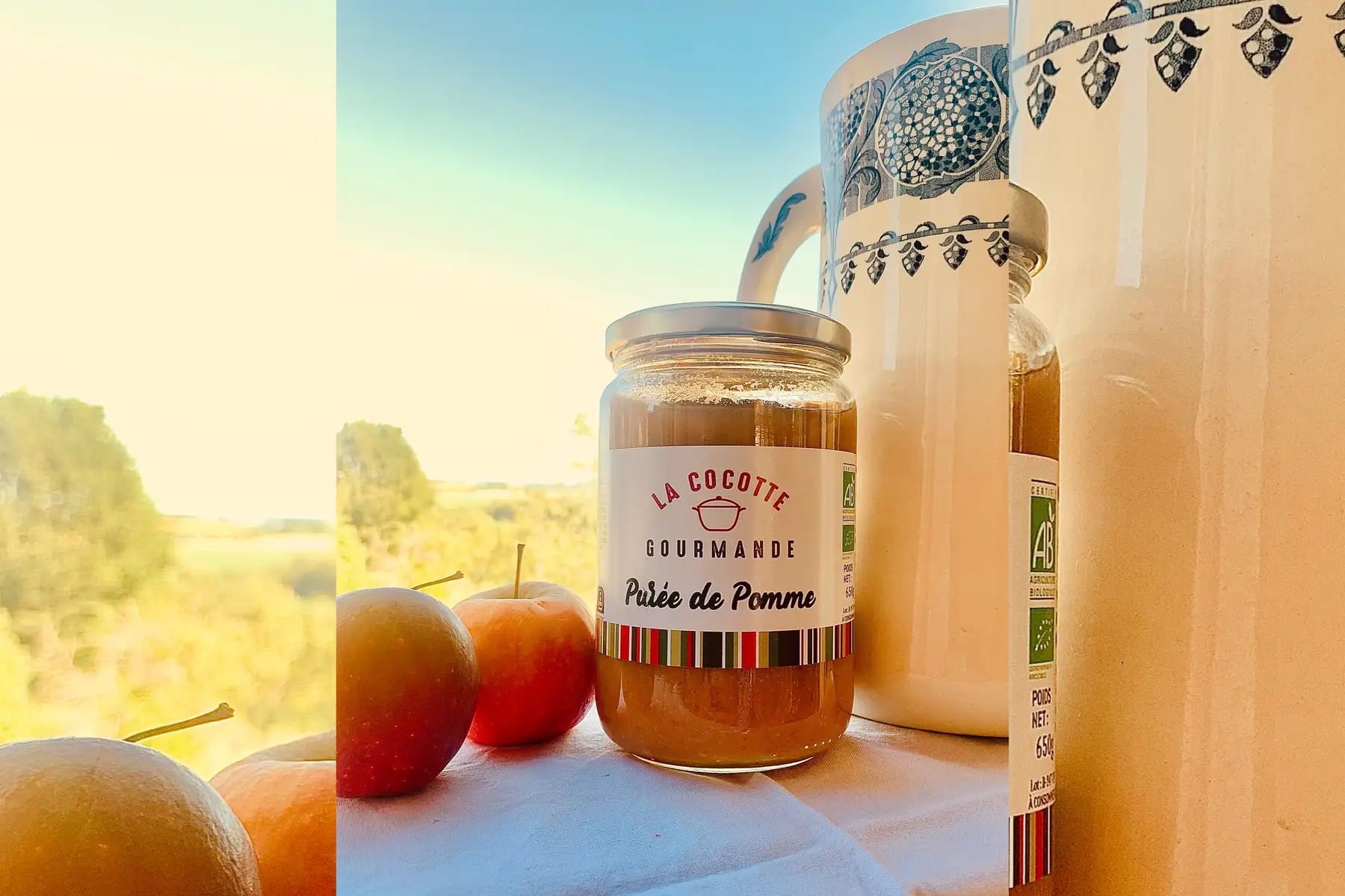 purée de pomme 650g