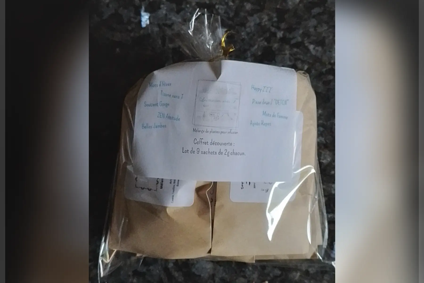 le sachet découverte