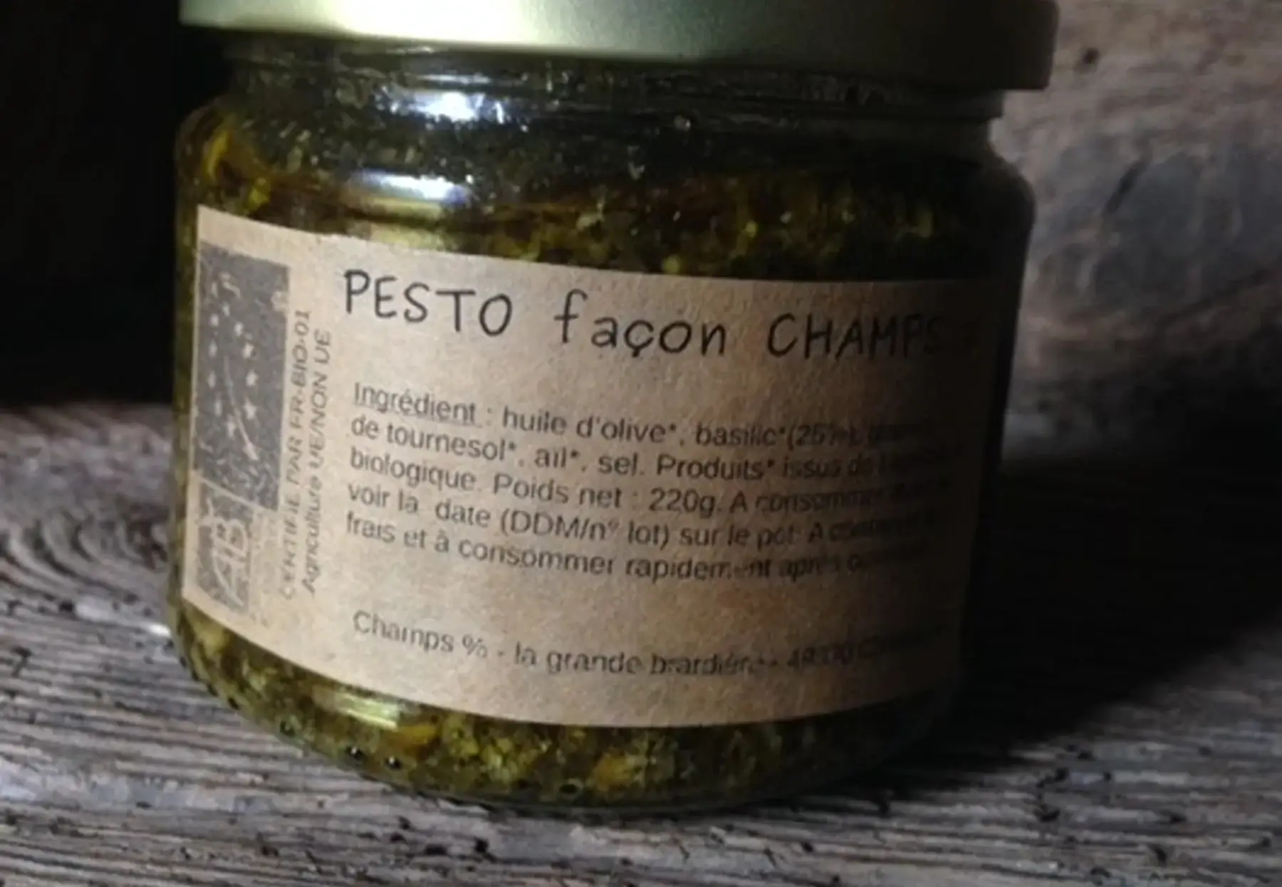 a table - pesto façon champs %