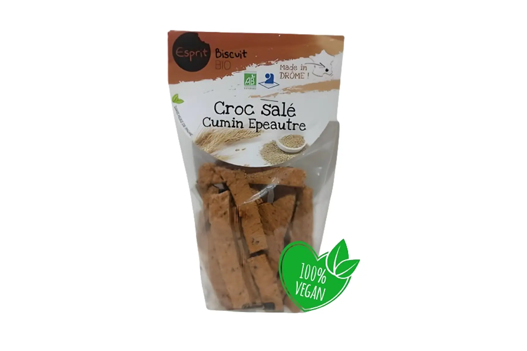 croc salé cumin epeautre bio - 150gr