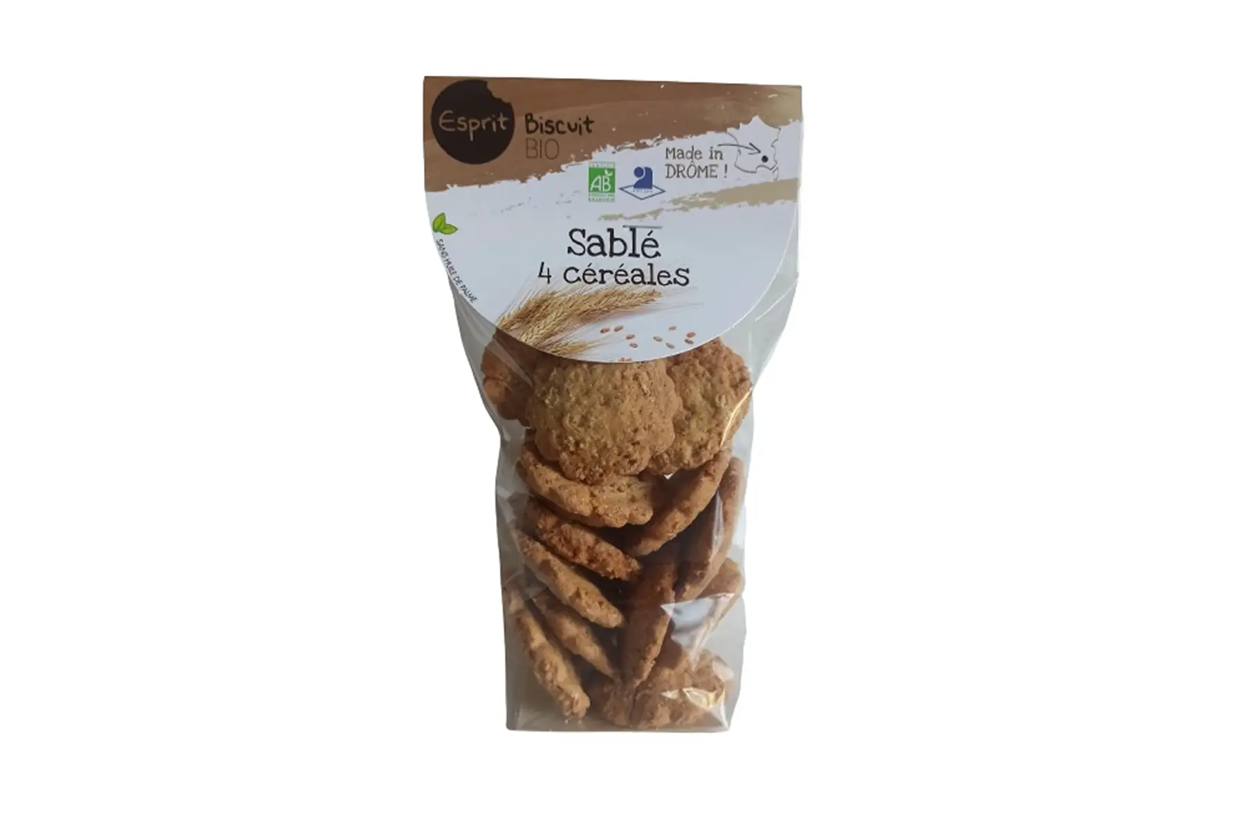 sablé 4 céréales bio - 150gr