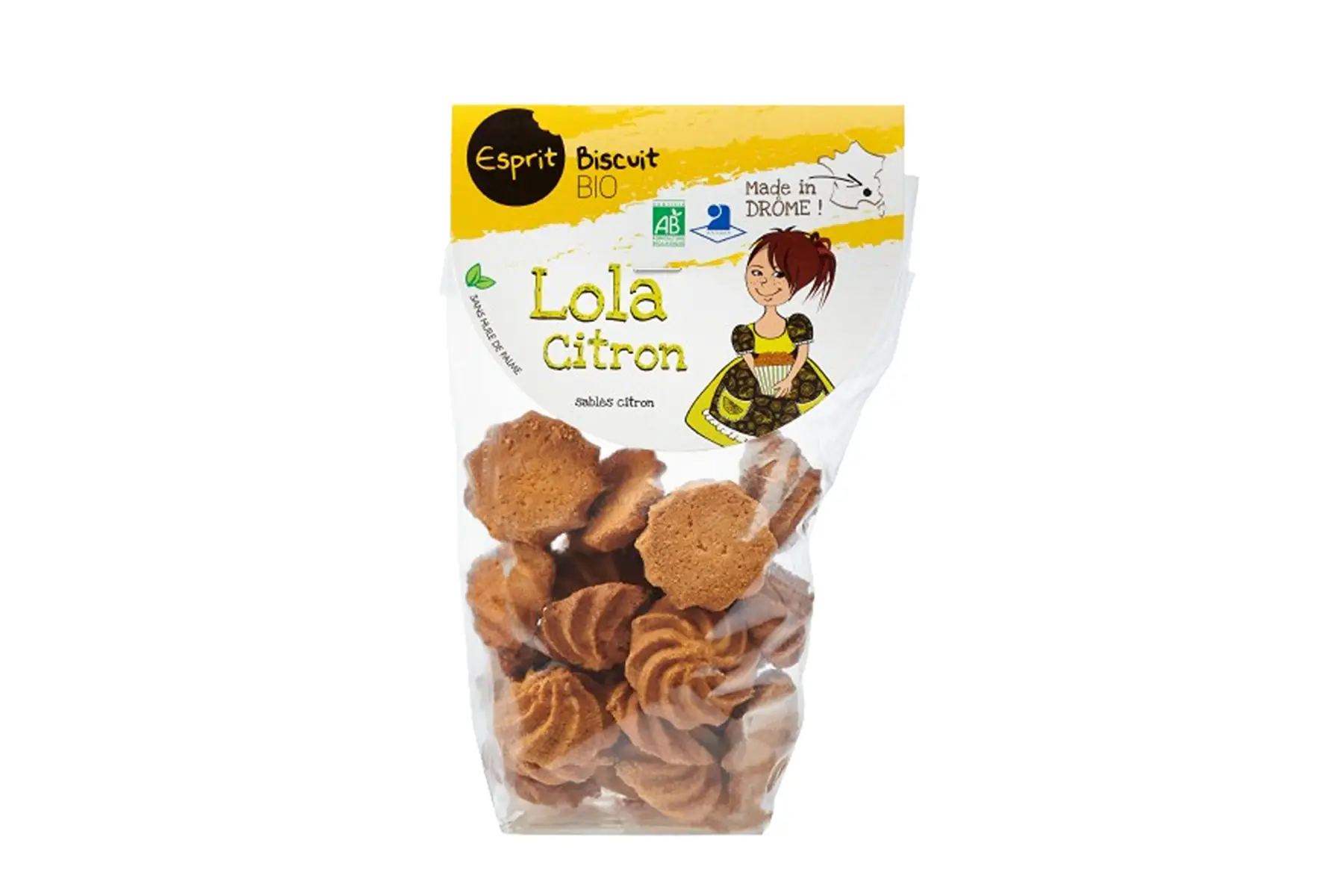sablé lola citron bio - 150gr