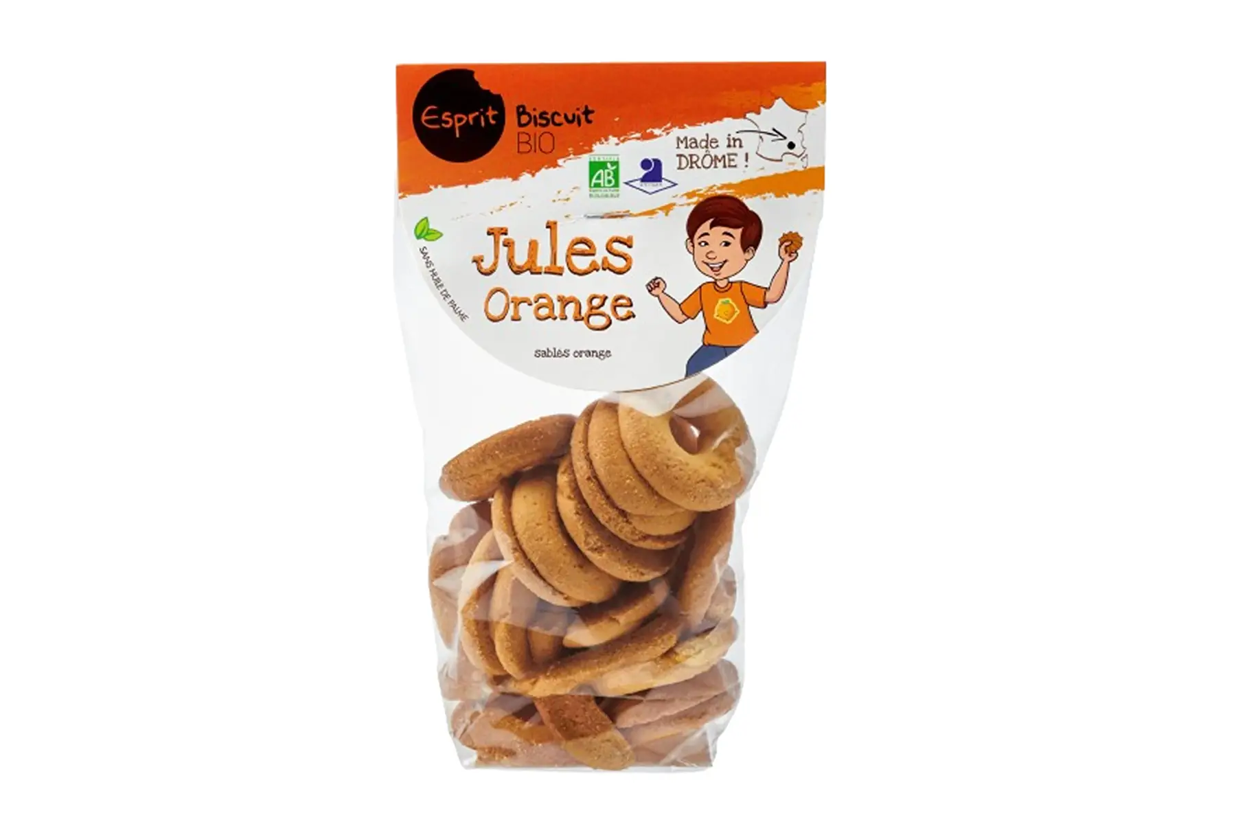sablé jules orange bio - 150gr