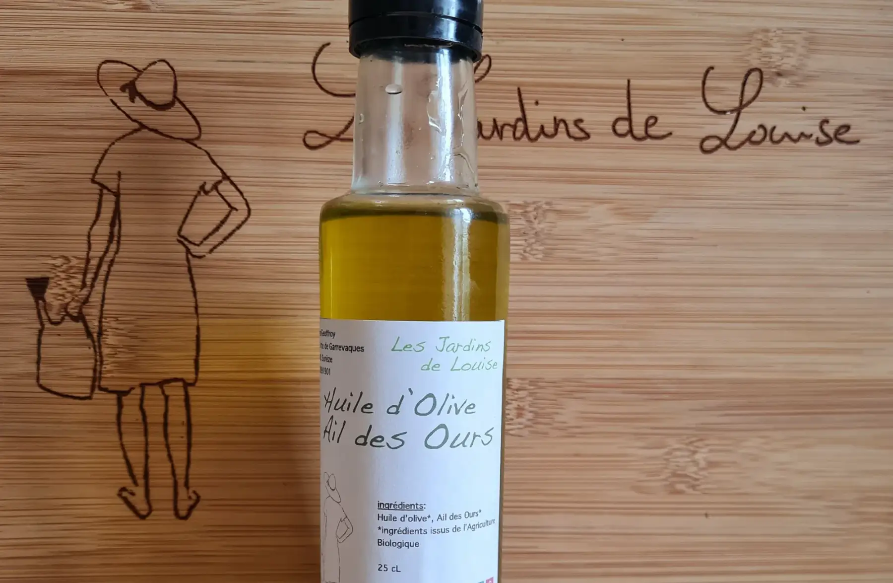 huile olive ail des ours