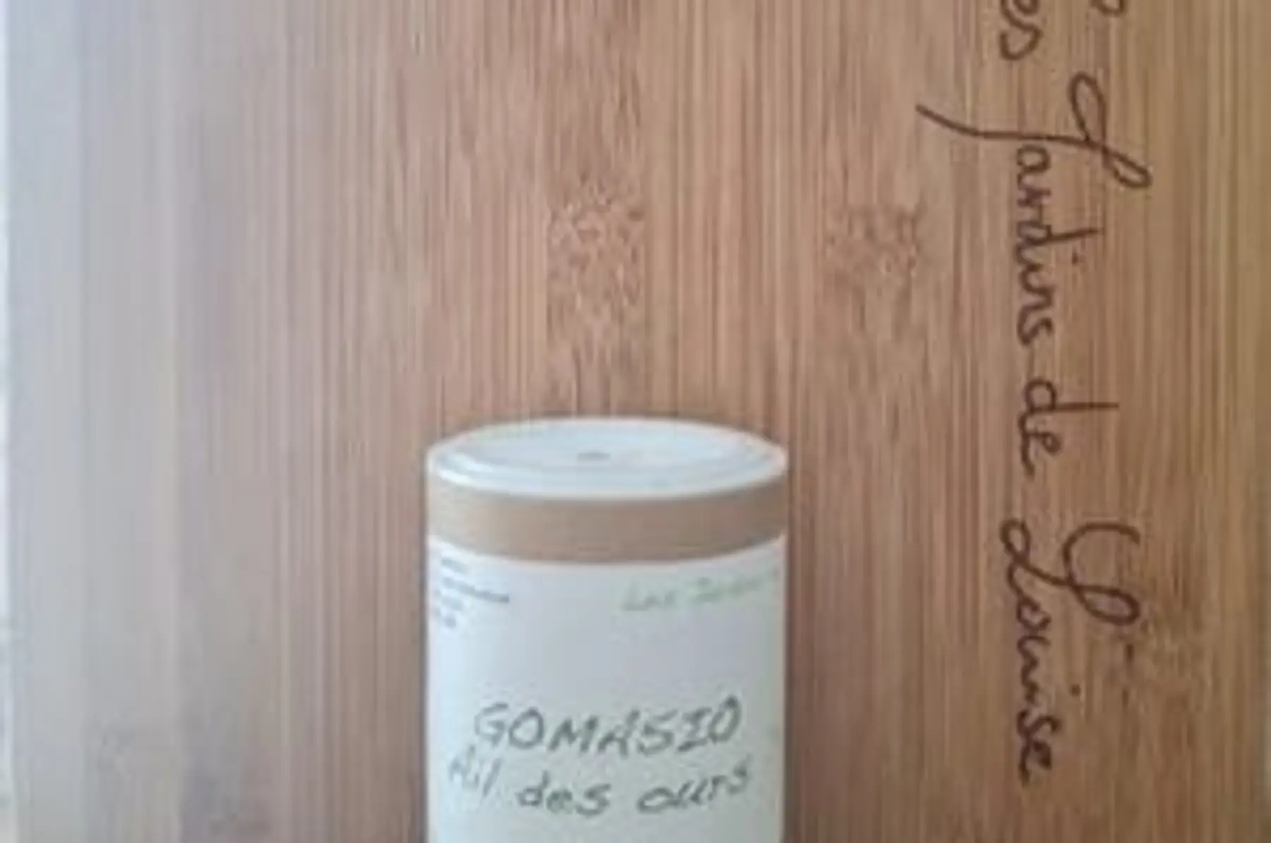 gomasio à l'ail des ours