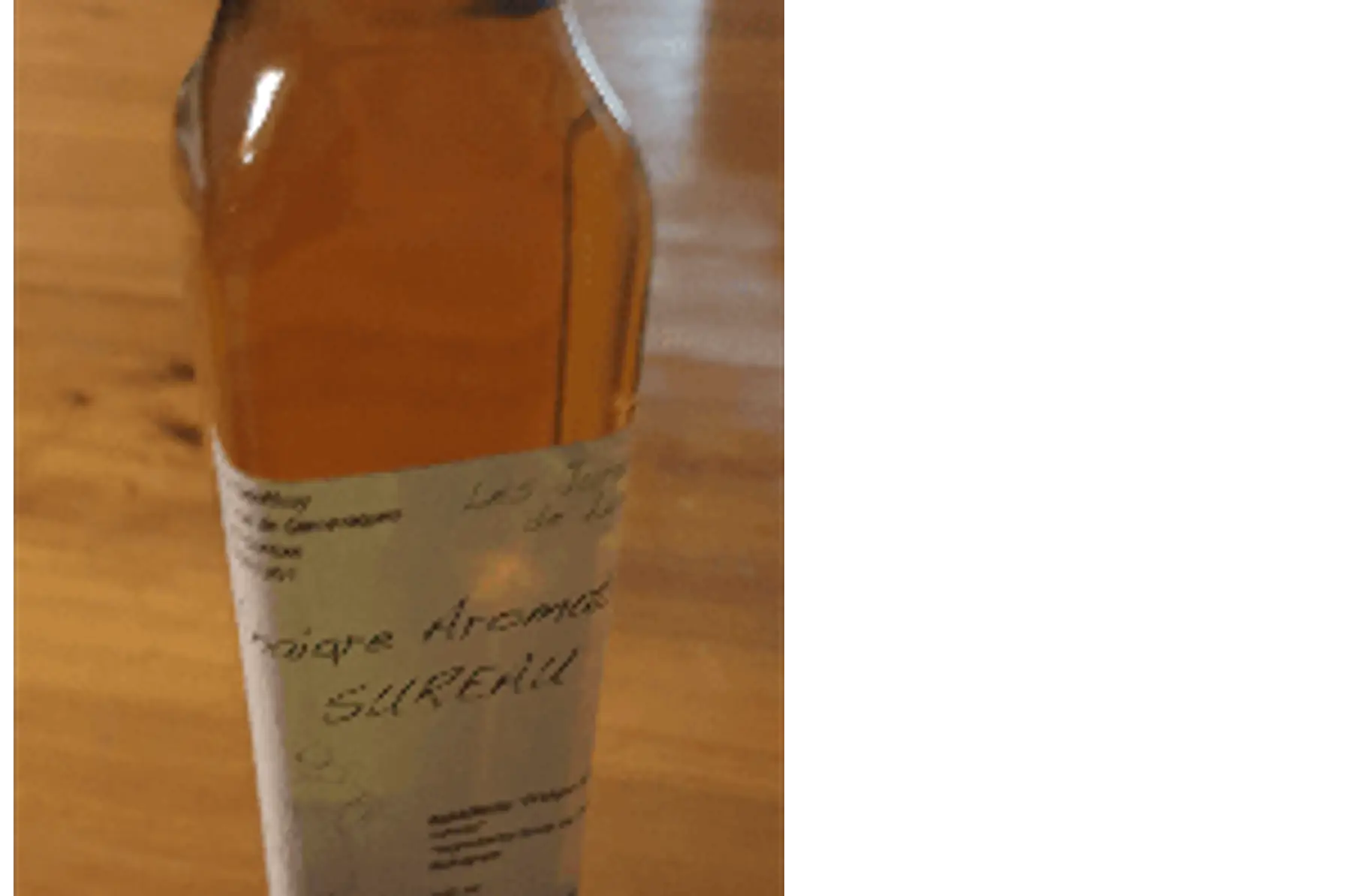 vinaigre aromatisé sureau 25cl