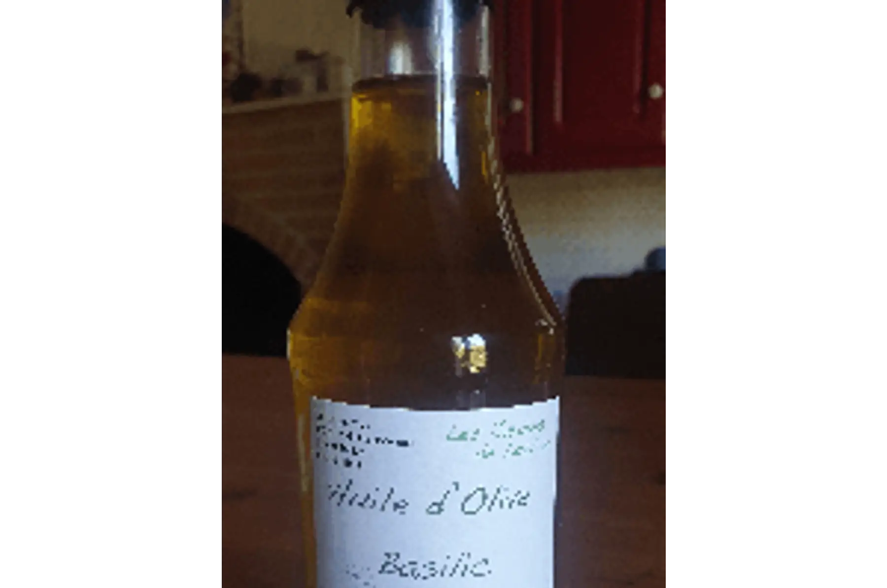 huile d'olive basilic