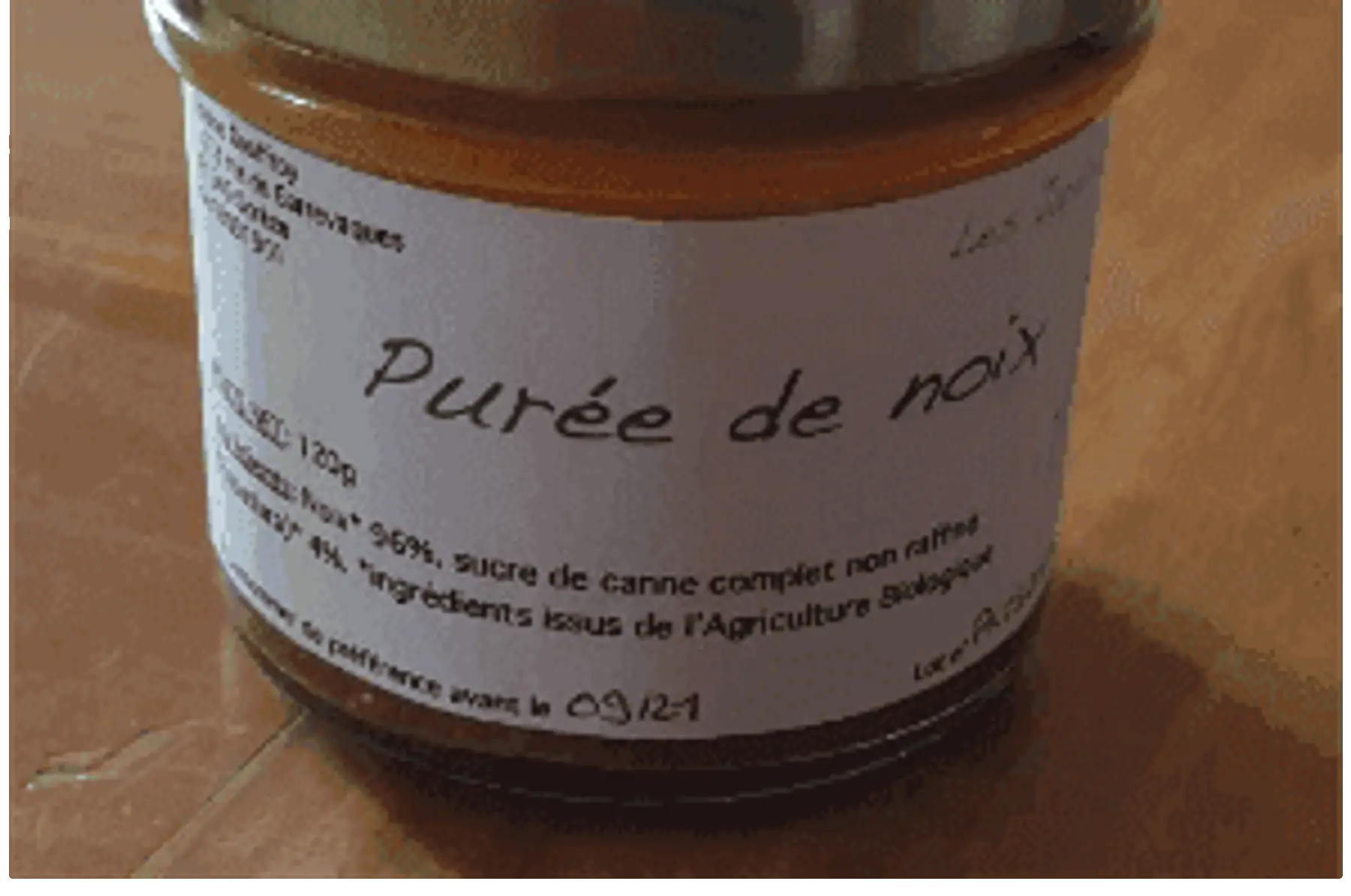 purée de noix