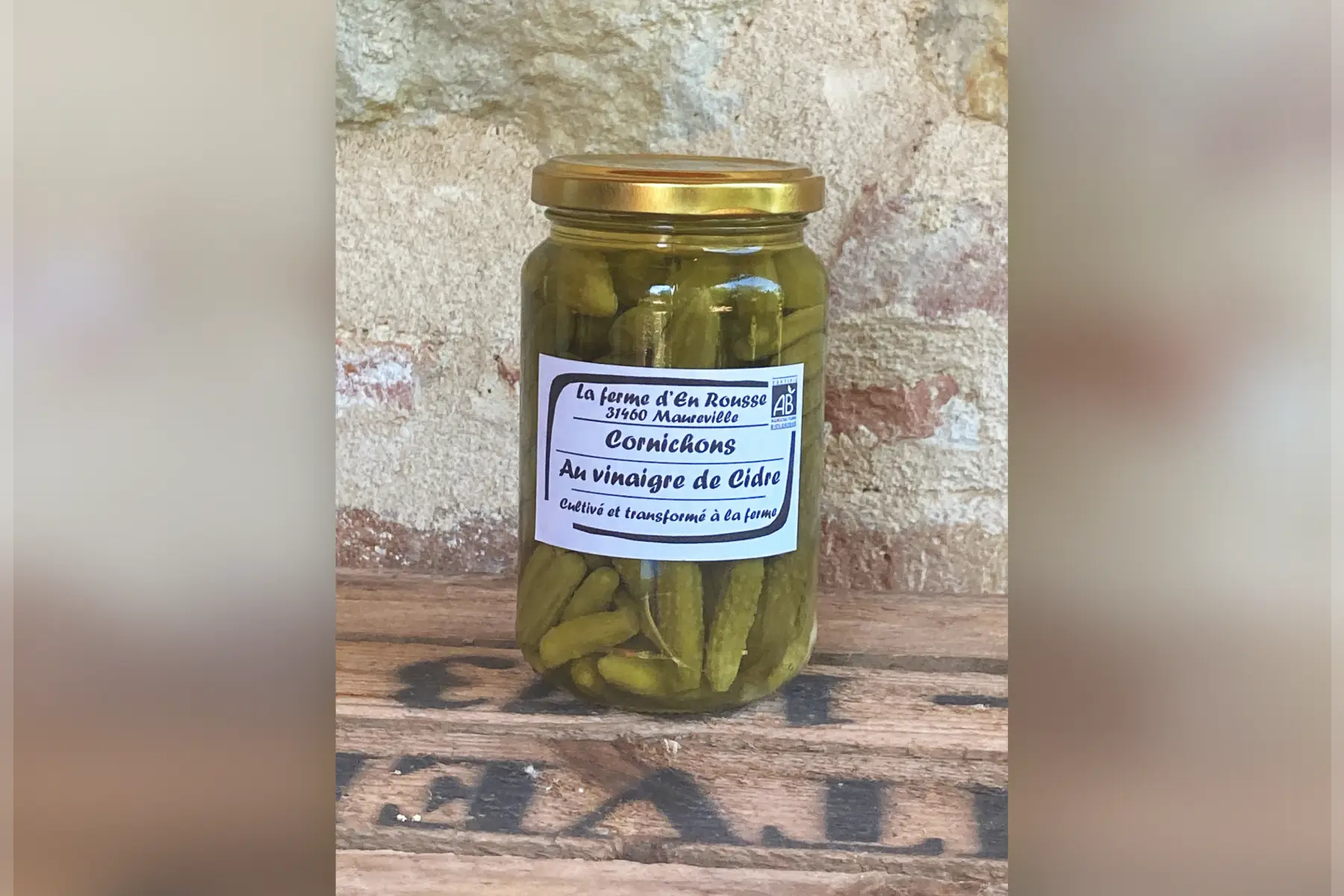 cornichons au vinaigre de cidre