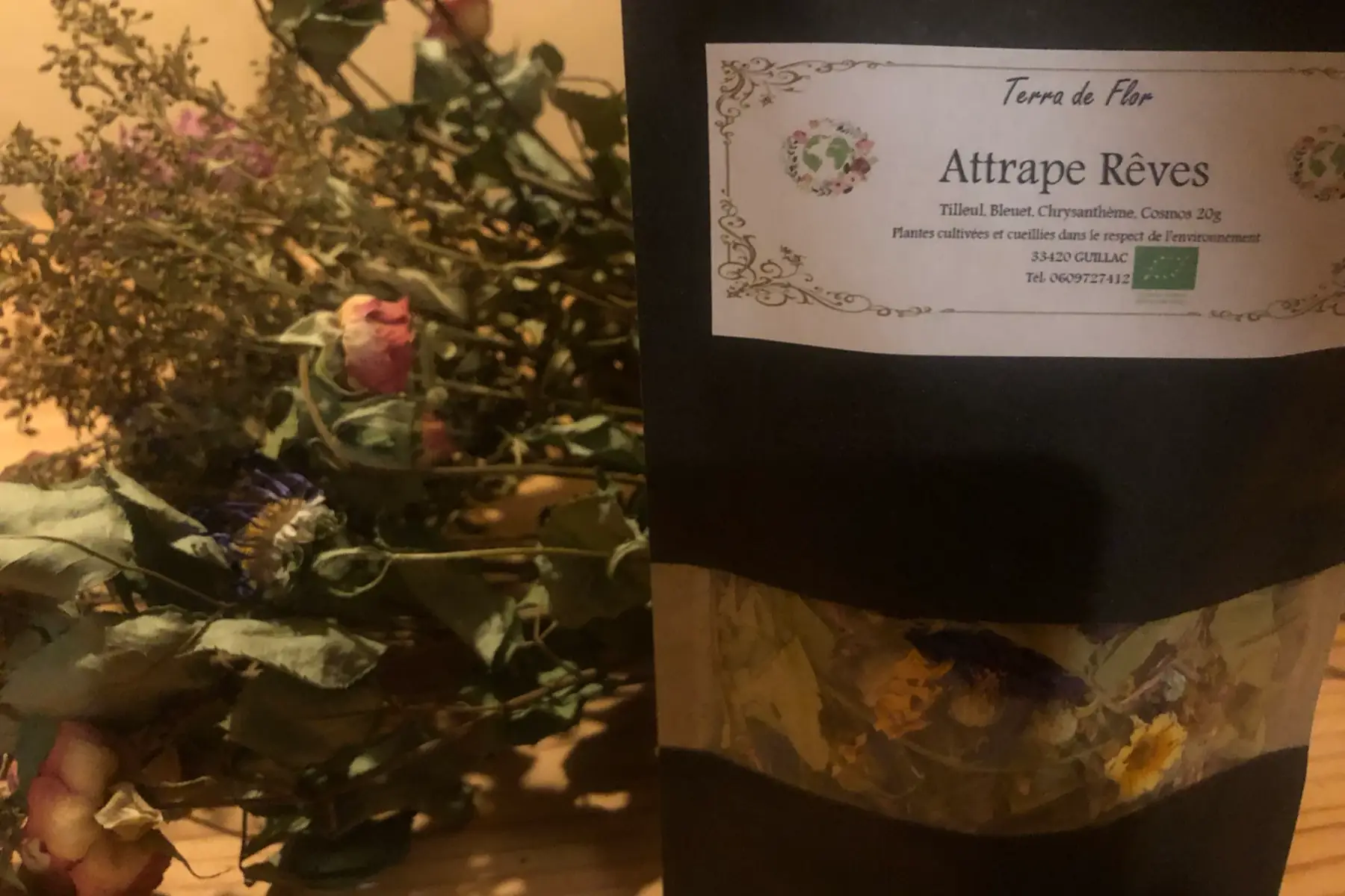 tisane fleurie: attrape rêves