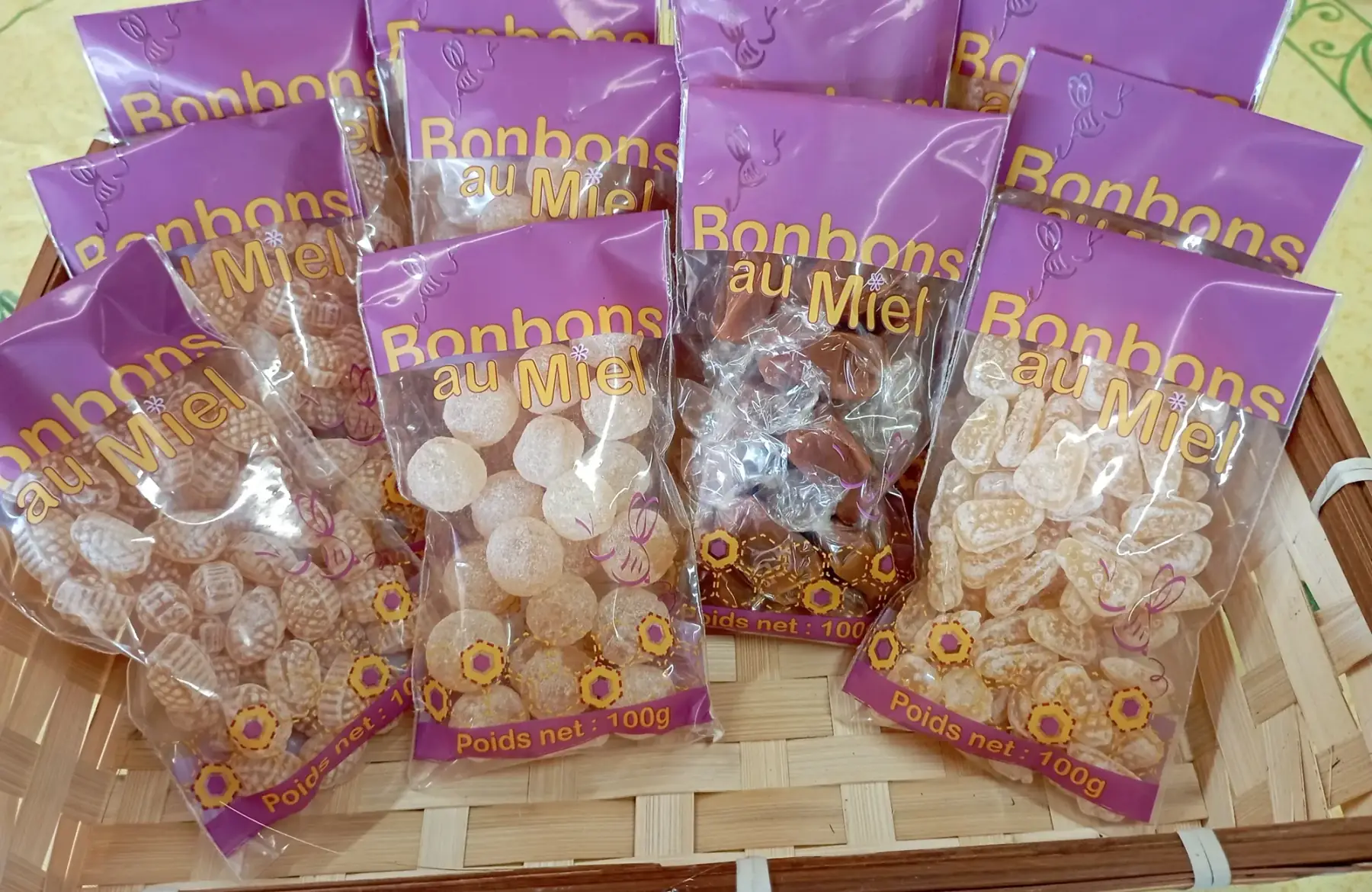 confiserie miel 100gr.