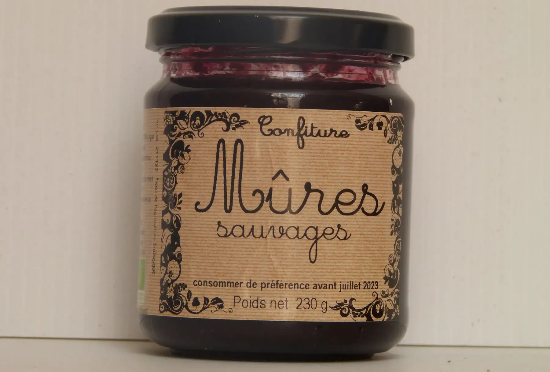 confiture de mûres sauvages