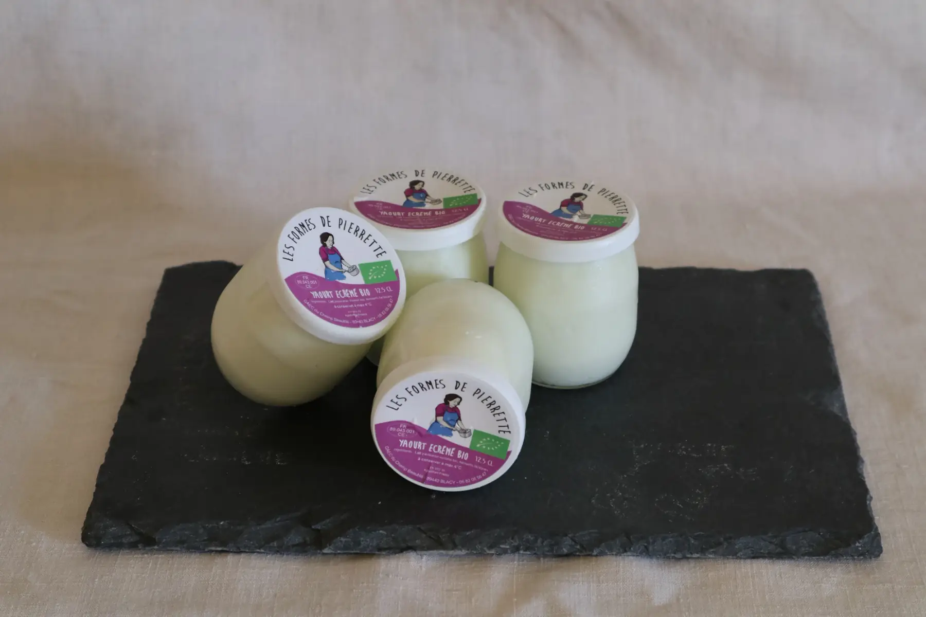 yaourt au lait écrémé bio