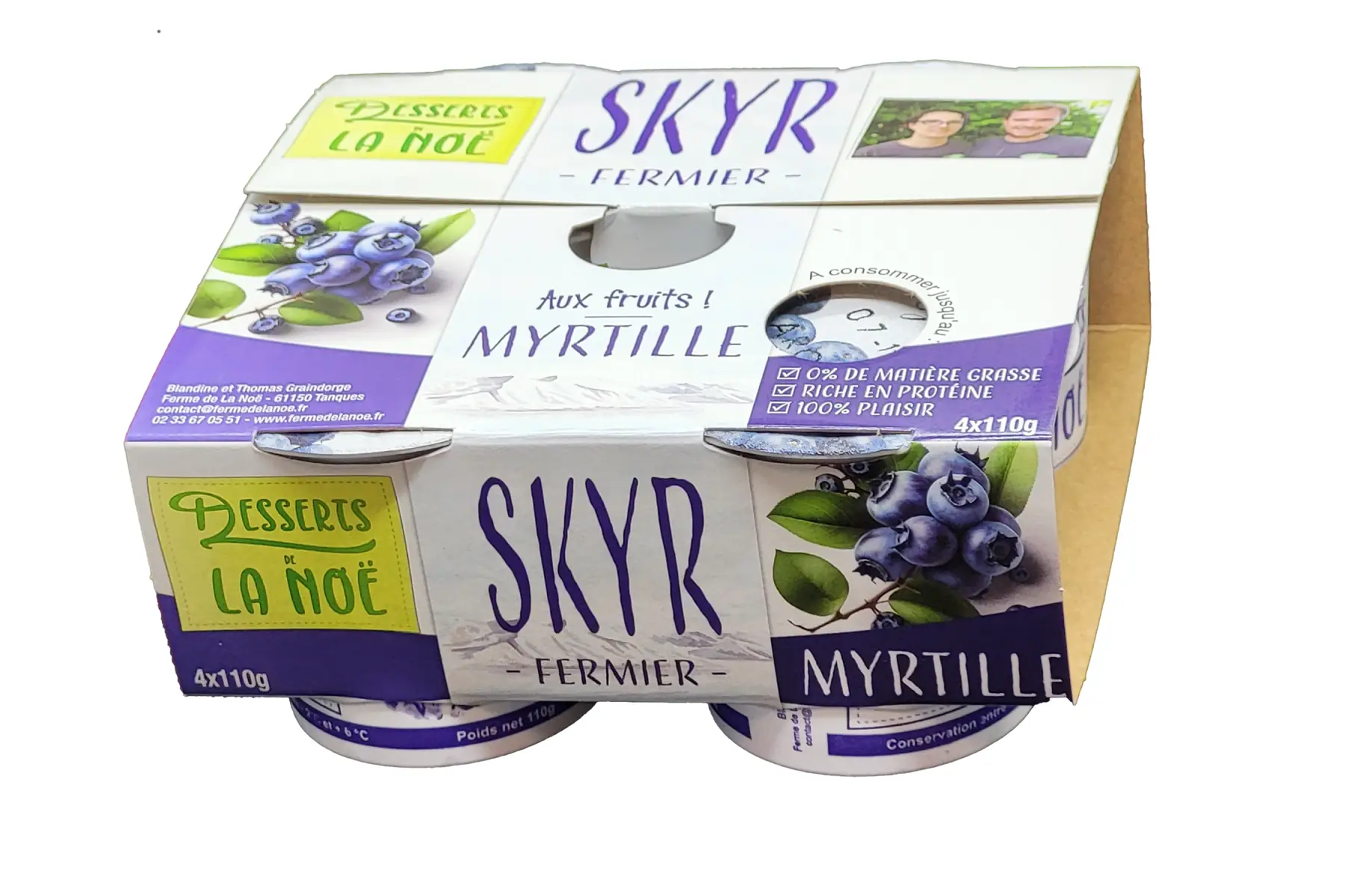 Skyr aux fruits Myrtille