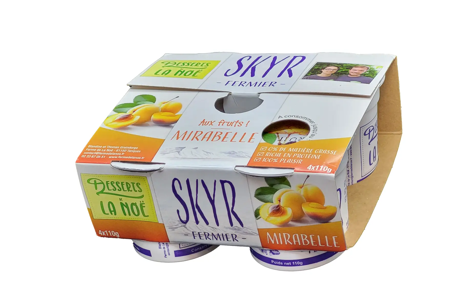 Skyr aux fruits Mirabelle