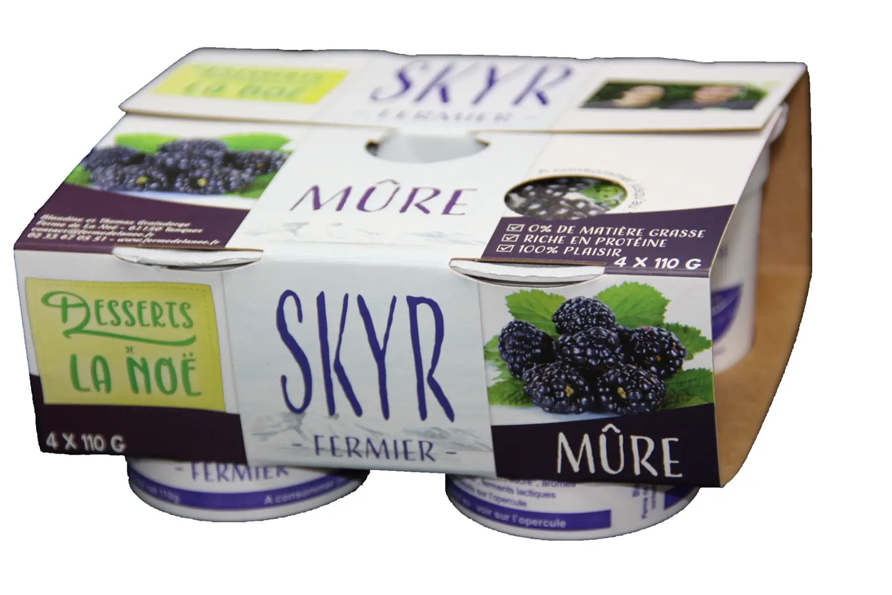 Skyr aromatisé Mûres