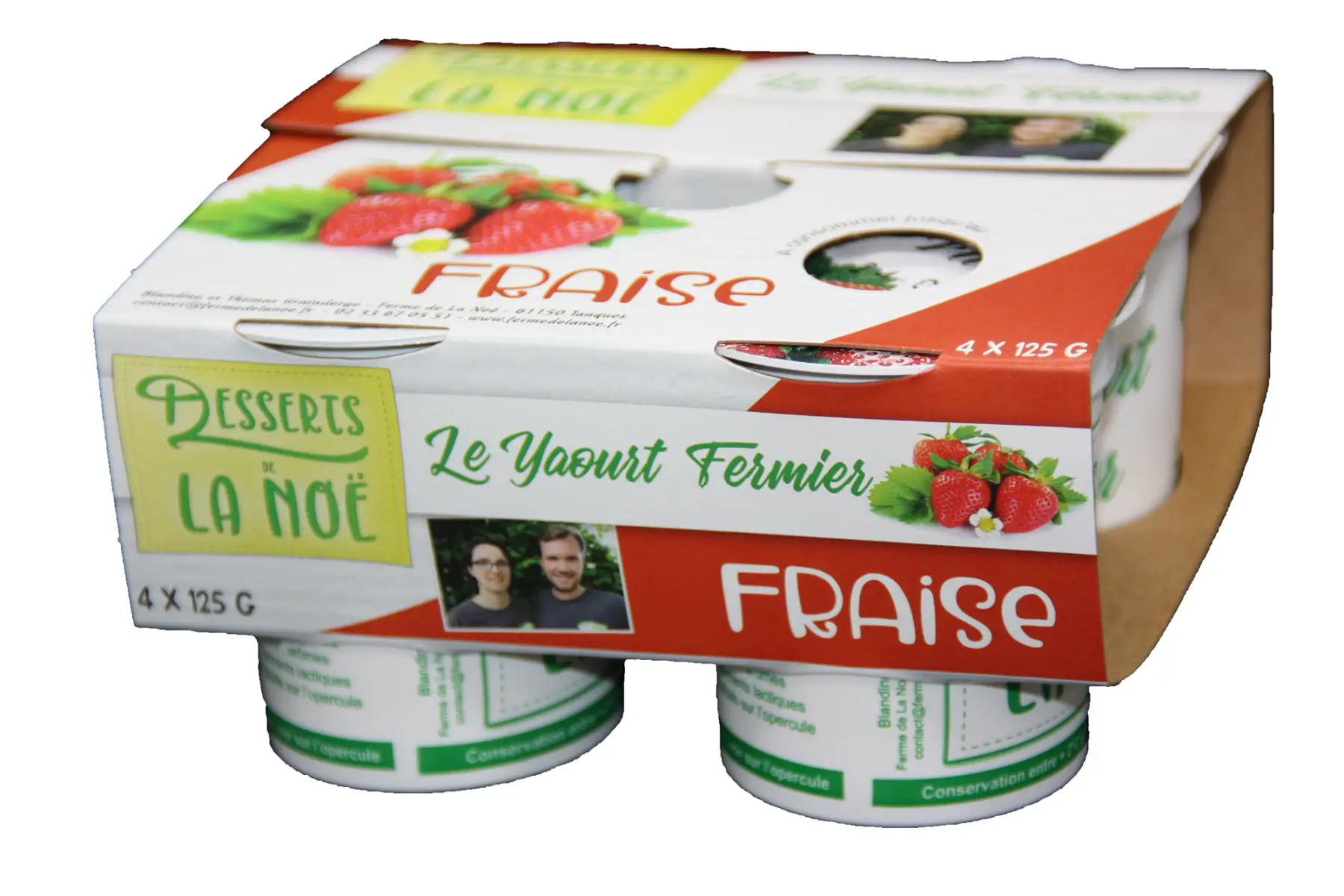 Yaourt aromatisé Fraise